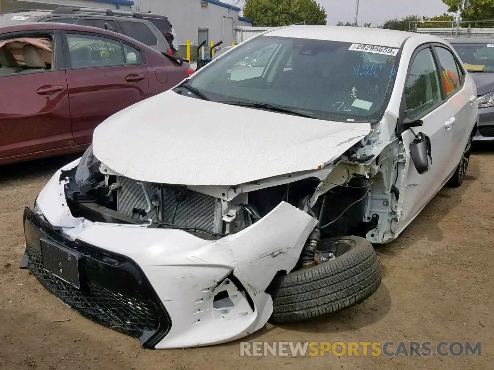 2 Photograph of a damaged car 5YFBURHE8KP894999 TOYOTA COROLLA 2019