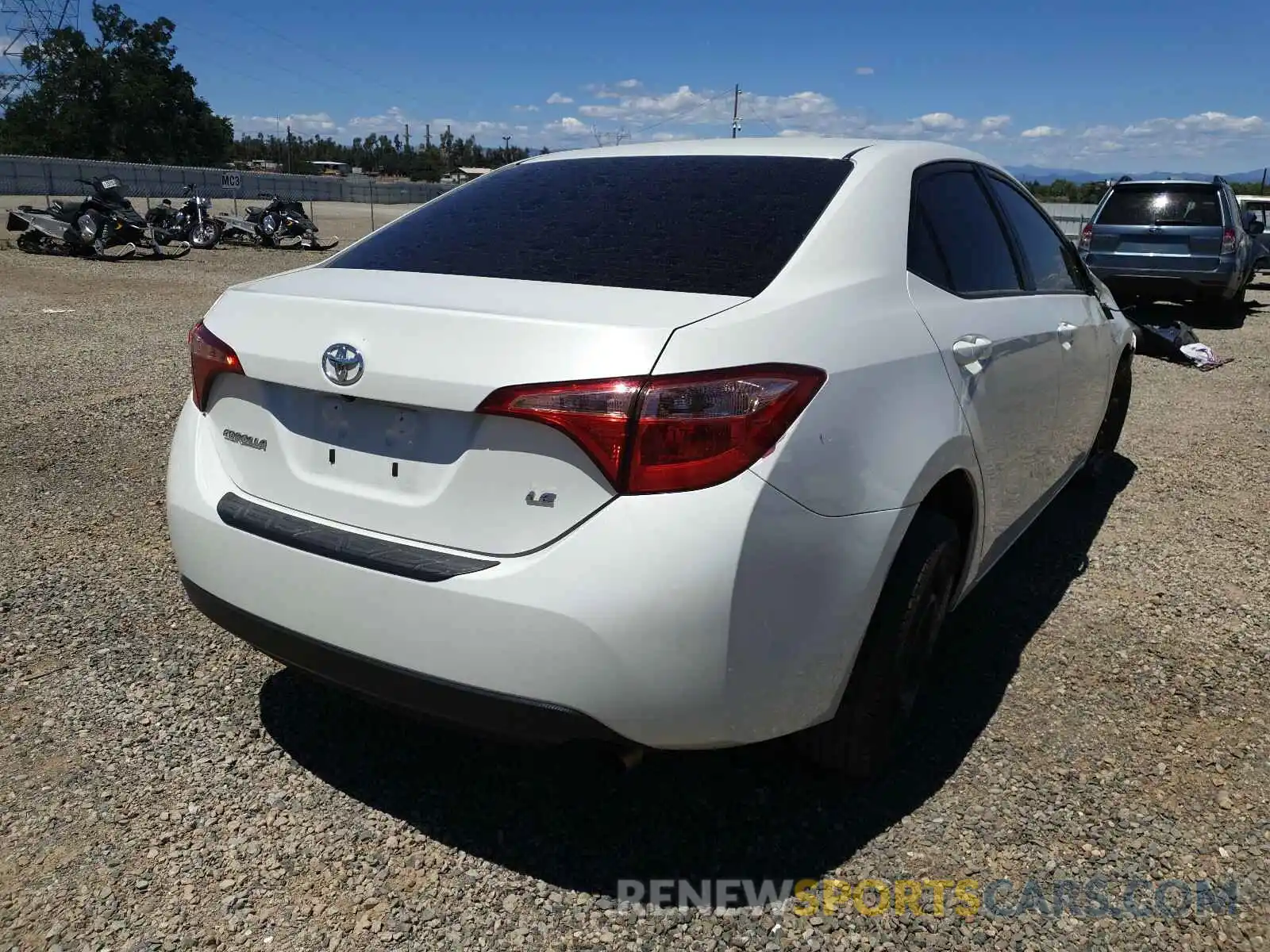 4 Photograph of a damaged car 5YFBURHE8KP895358 TOYOTA COROLLA 2019