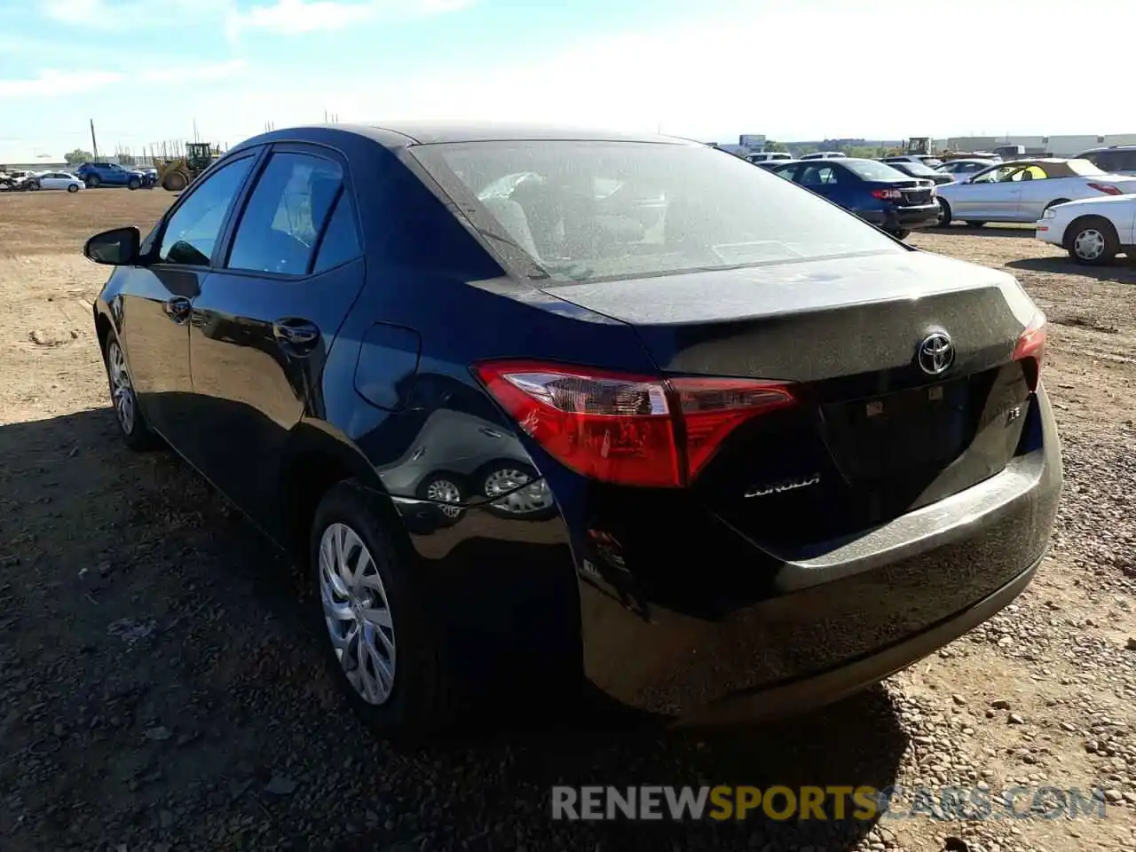 3 Photograph of a damaged car 5YFBURHE8KP895439 TOYOTA COROLLA 2019