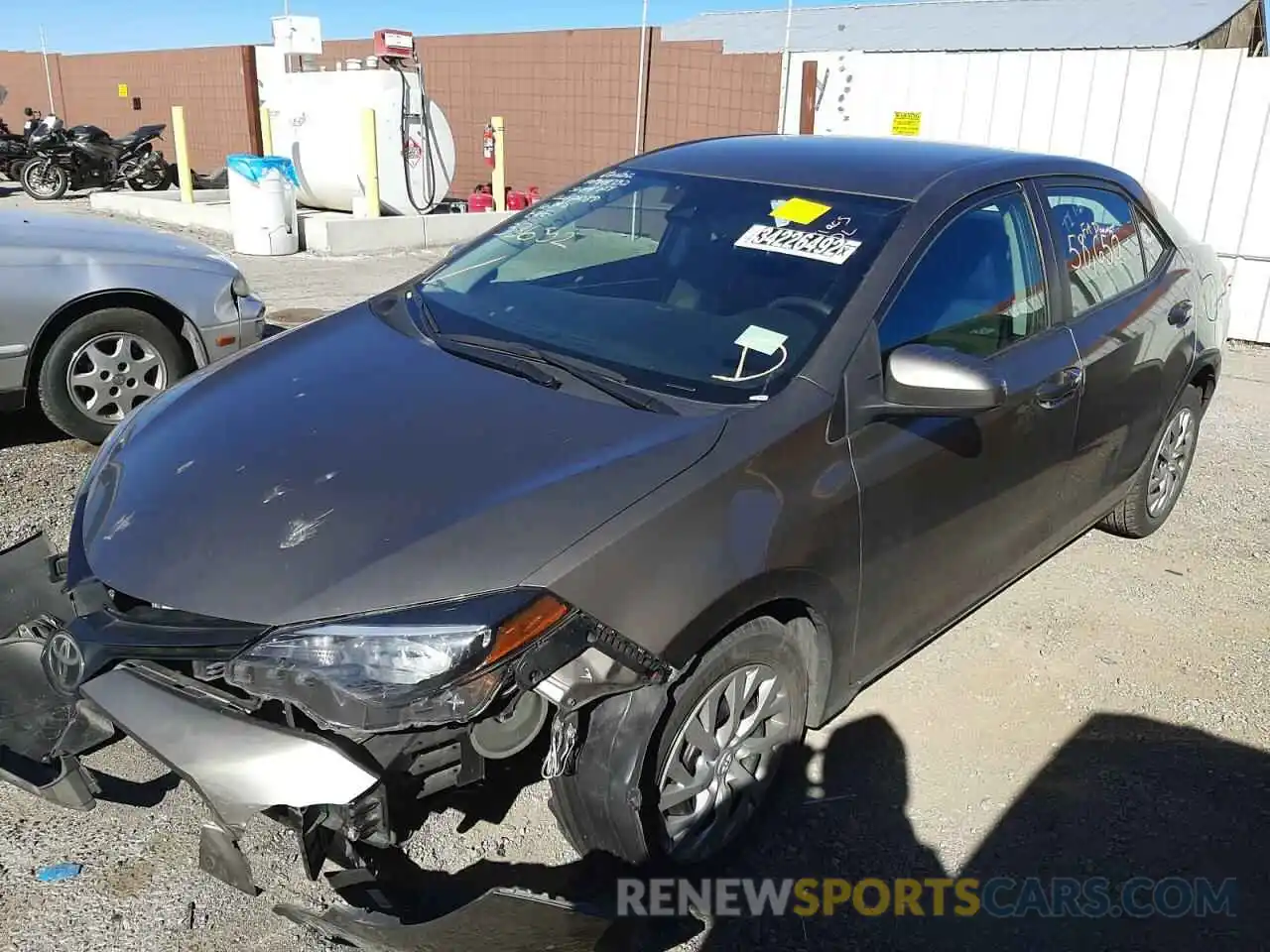 2 Photograph of a damaged car 5YFBURHE8KP895442 TOYOTA COROLLA 2019