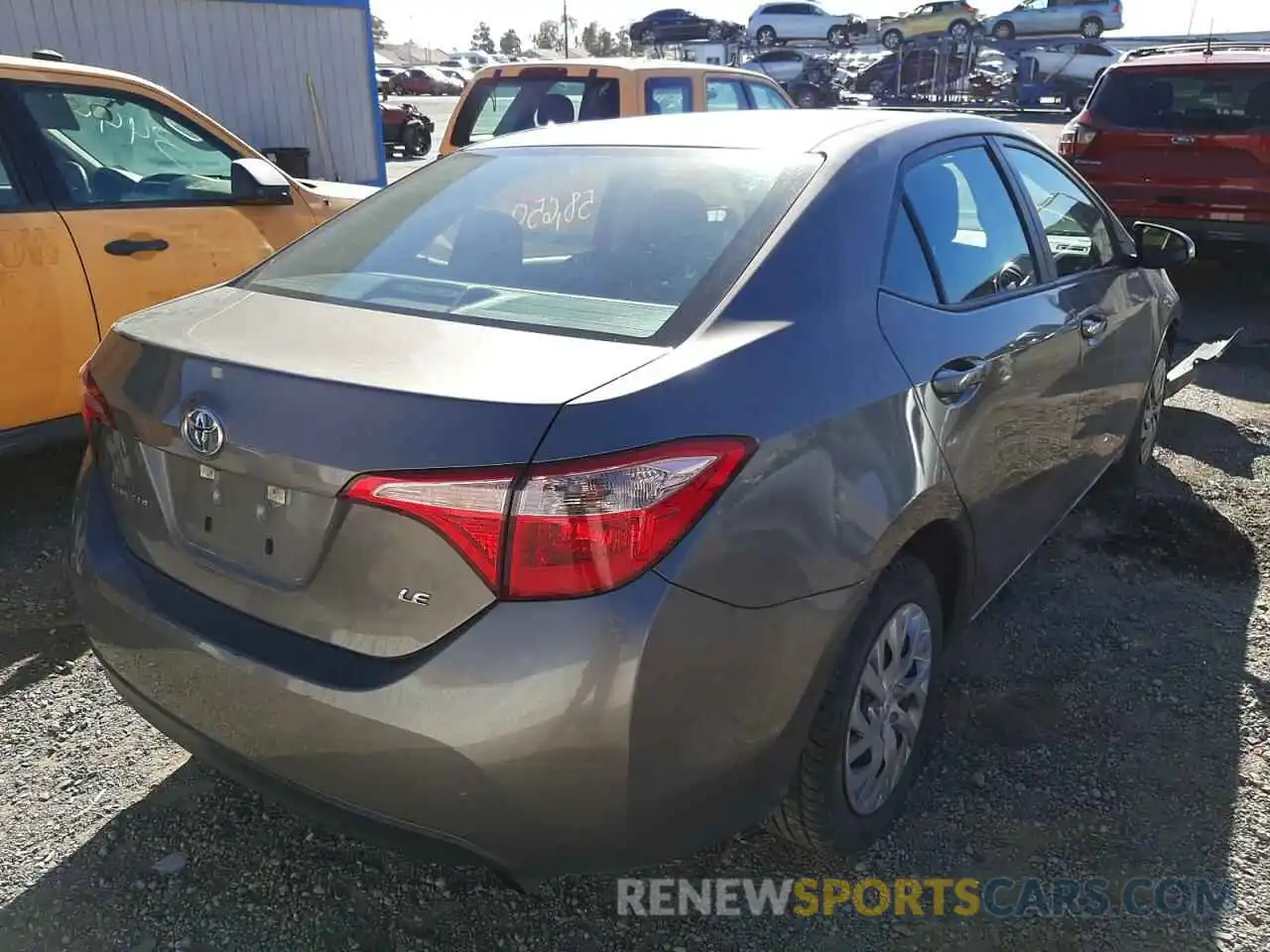 4 Photograph of a damaged car 5YFBURHE8KP895442 TOYOTA COROLLA 2019