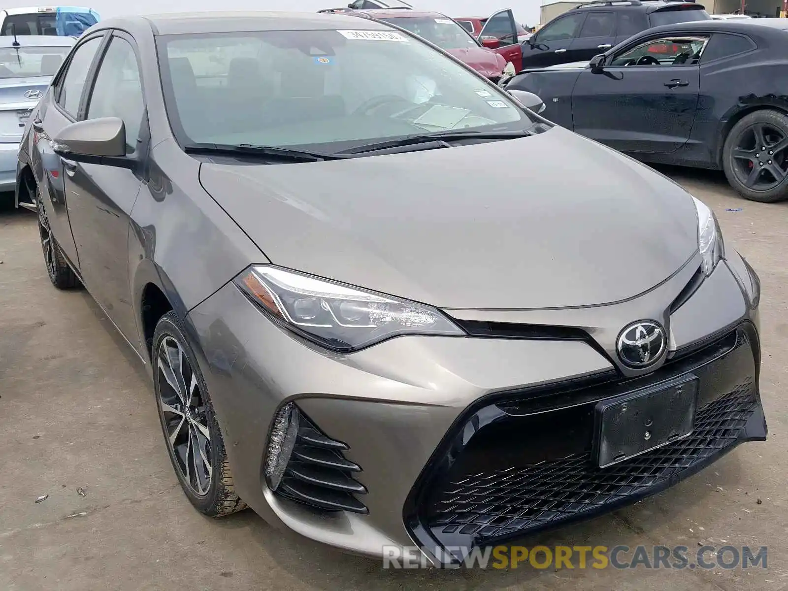 1 Photograph of a damaged car 5YFBURHE8KP895702 TOYOTA COROLLA 2019