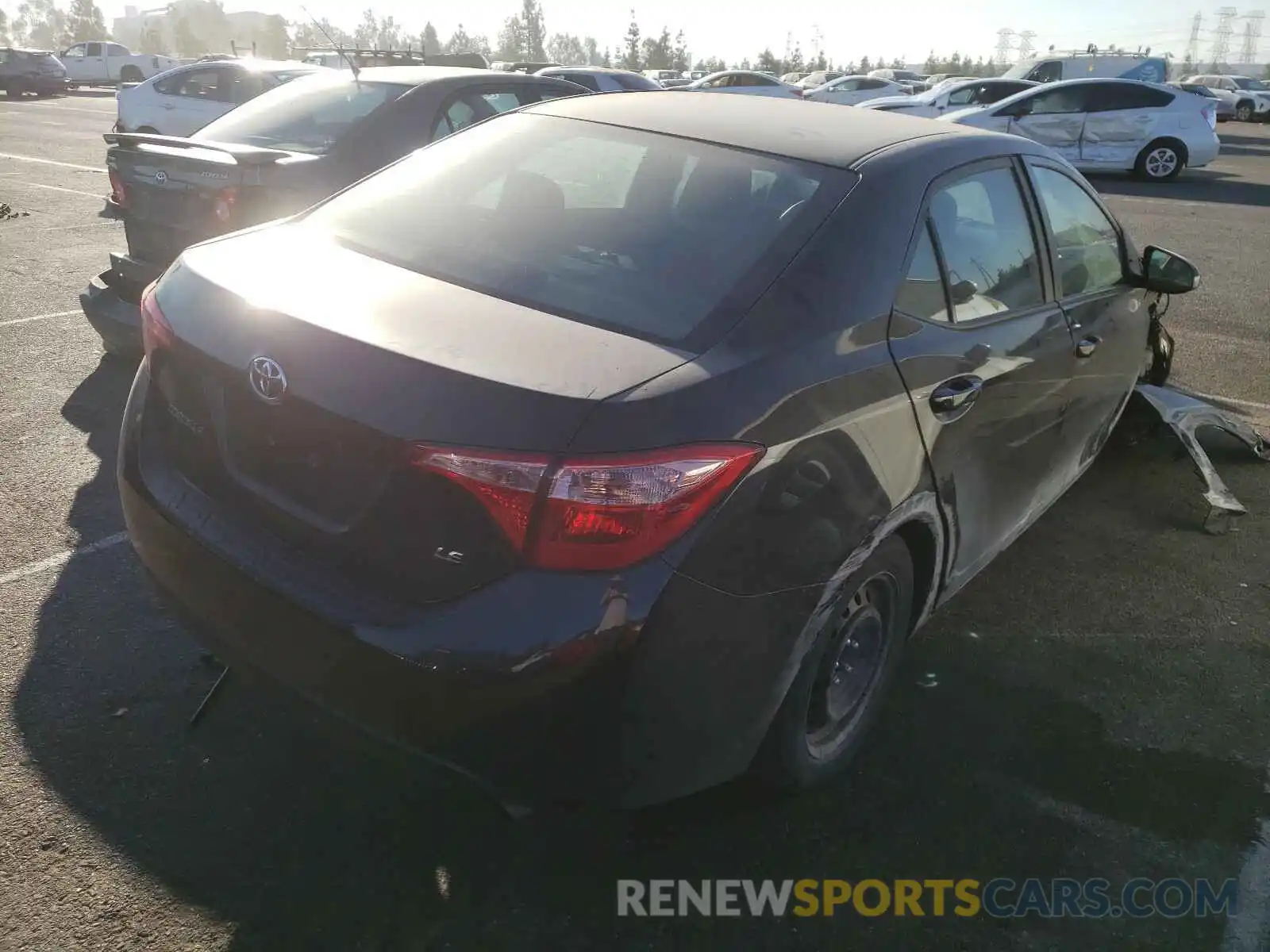 4 Photograph of a damaged car 5YFBURHE8KP895750 TOYOTA COROLLA 2019