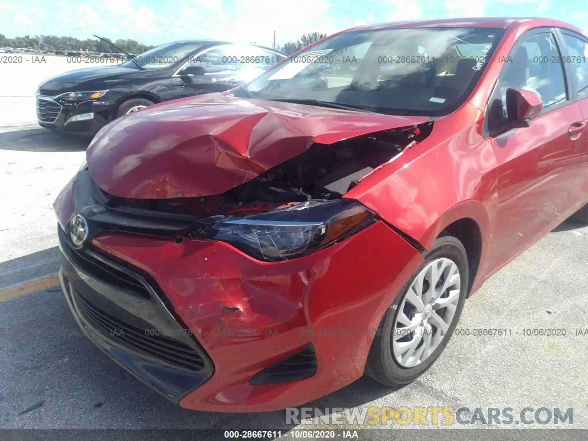 6 Photograph of a damaged car 5YFBURHE8KP895960 TOYOTA COROLLA 2019