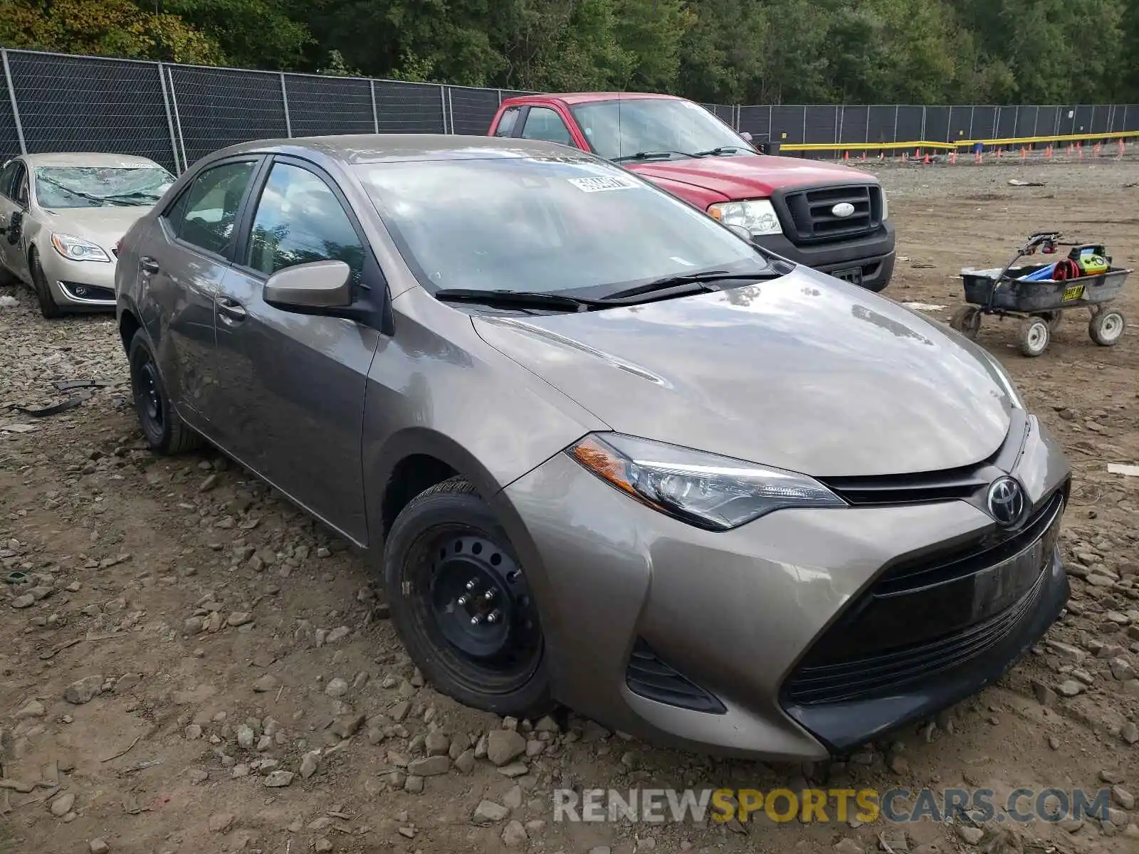 1 Photograph of a damaged car 5YFBURHE8KP895974 TOYOTA COROLLA 2019