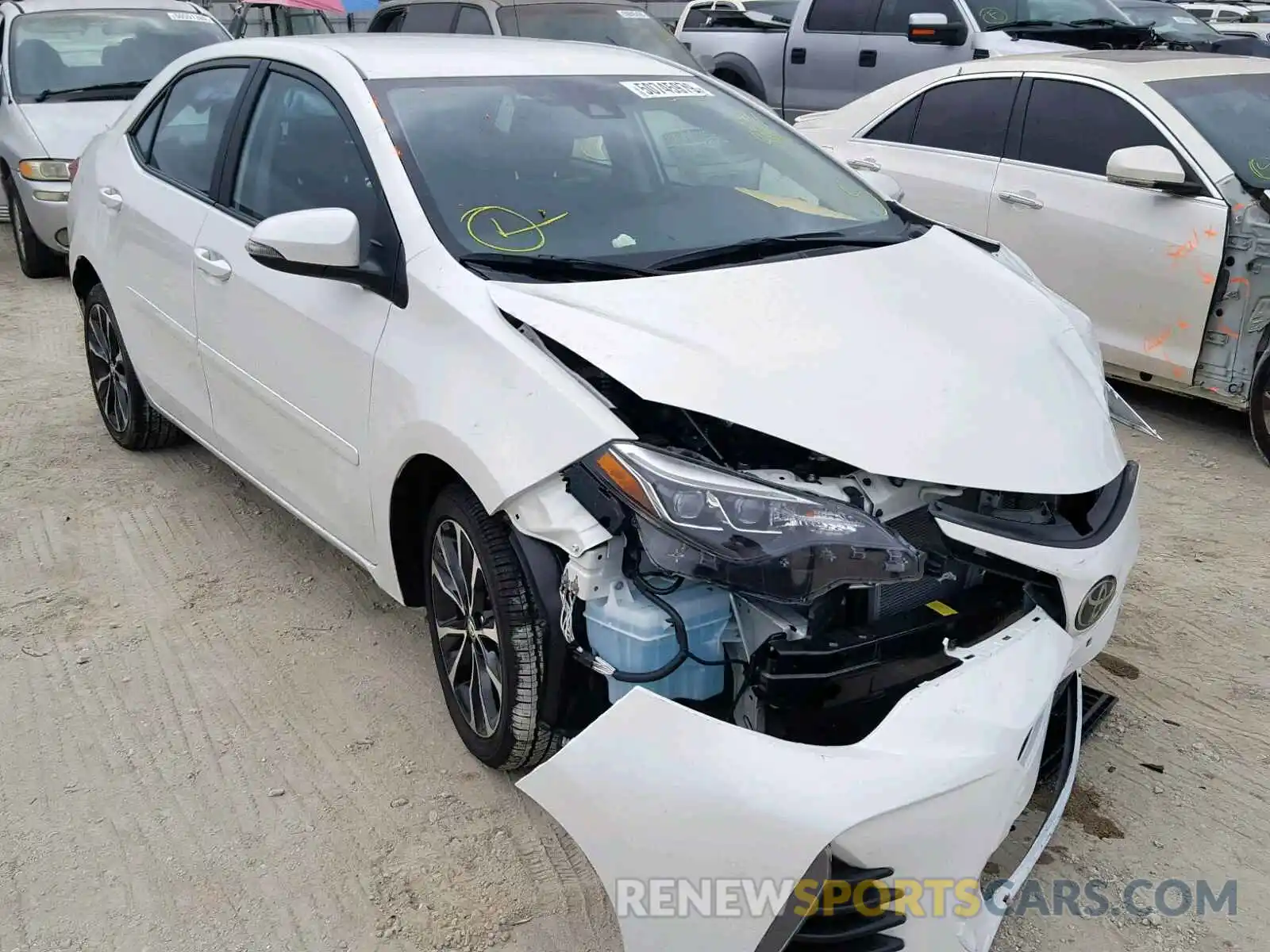 1 Photograph of a damaged car 5YFBURHE8KP896199 TOYOTA COROLLA 2019