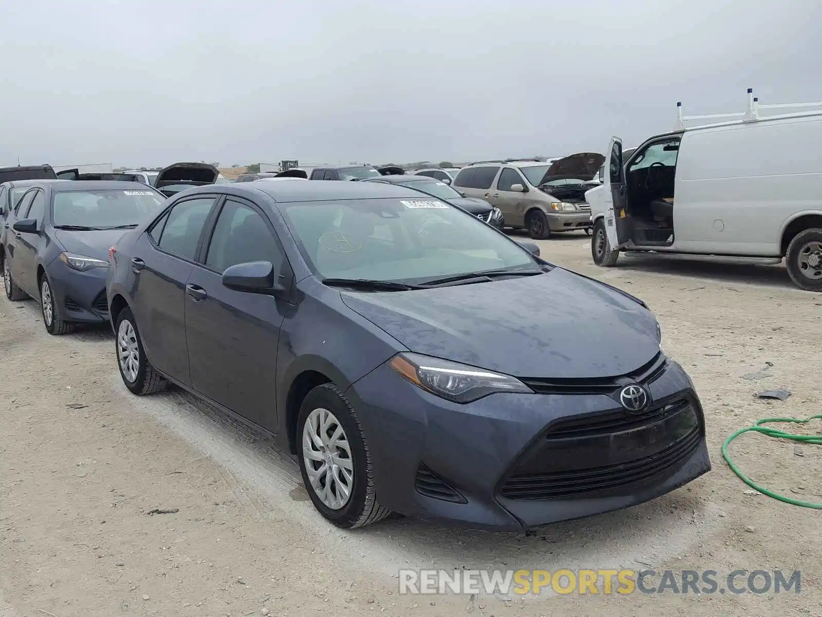 1 Photograph of a damaged car 5YFBURHE8KP896770 TOYOTA COROLLA 2019