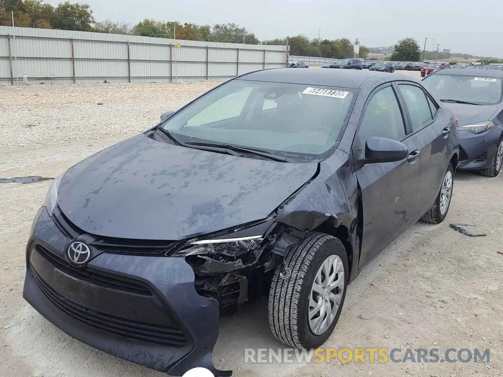 2 Photograph of a damaged car 5YFBURHE8KP896770 TOYOTA COROLLA 2019