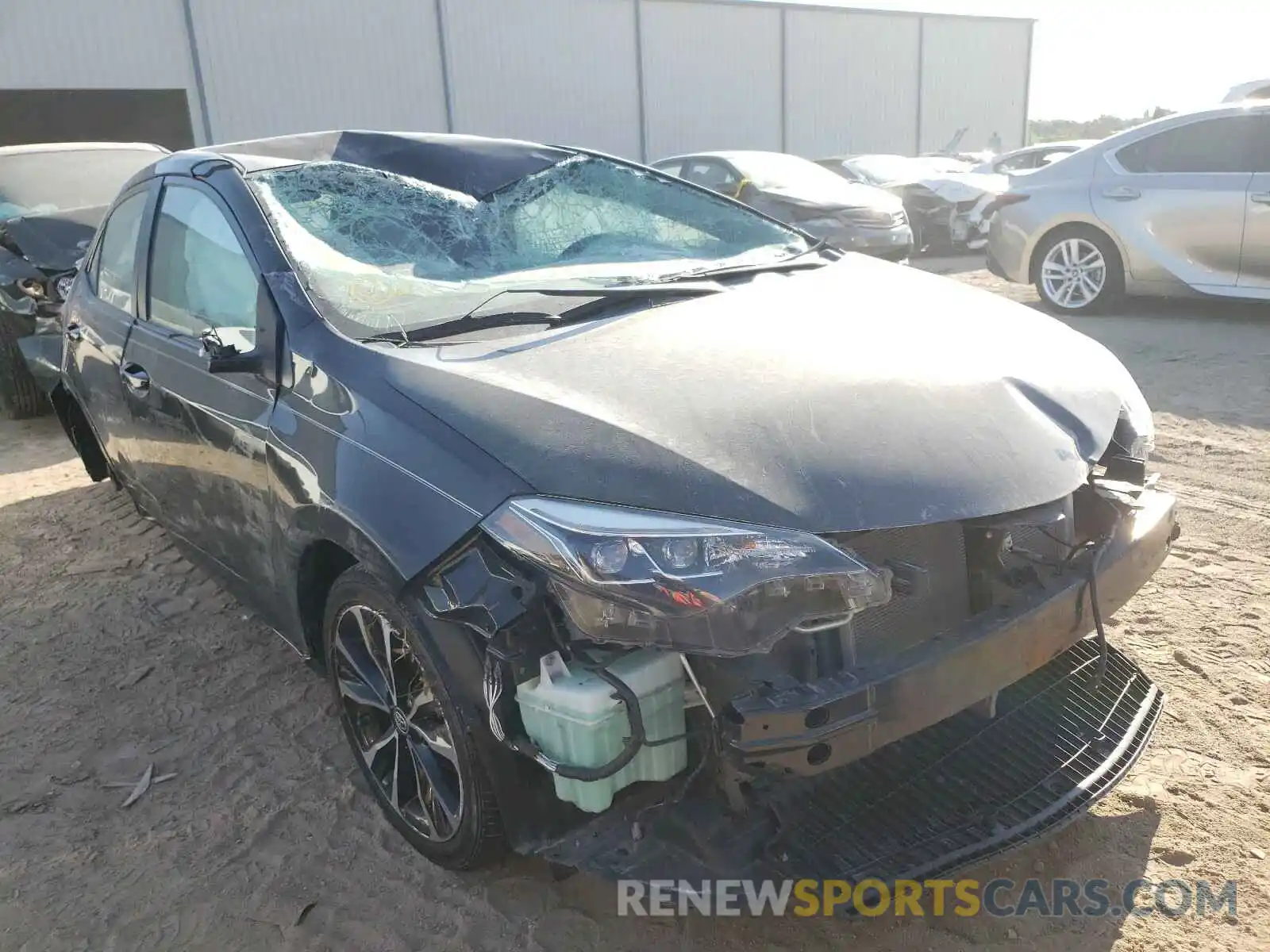 1 Photograph of a damaged car 5YFBURHE8KP896803 TOYOTA COROLLA 2019