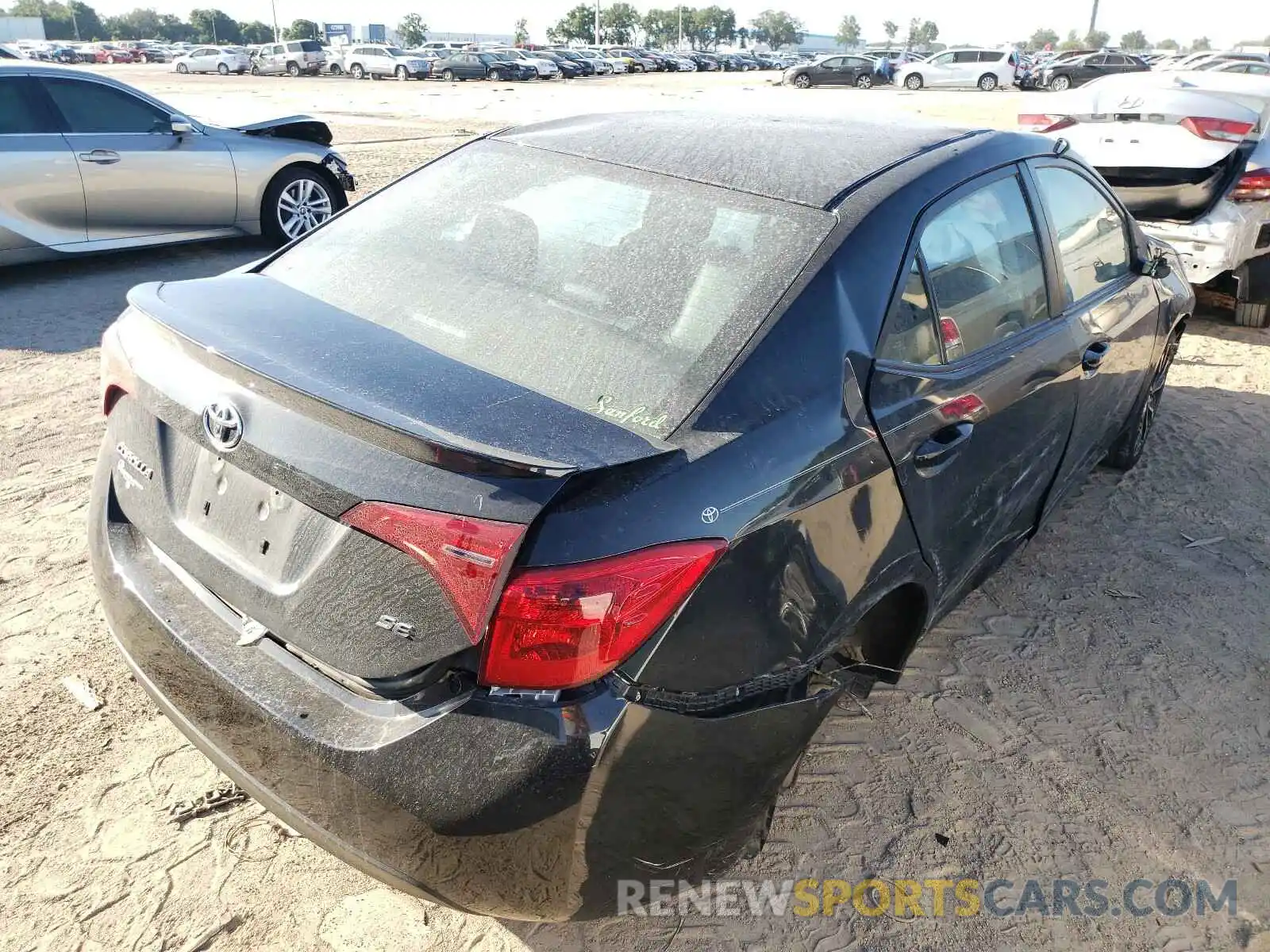 4 Photograph of a damaged car 5YFBURHE8KP896803 TOYOTA COROLLA 2019