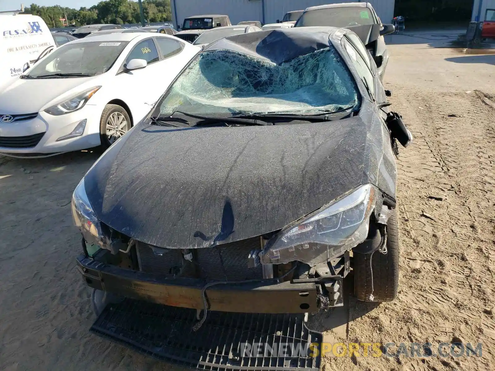 9 Photograph of a damaged car 5YFBURHE8KP896803 TOYOTA COROLLA 2019