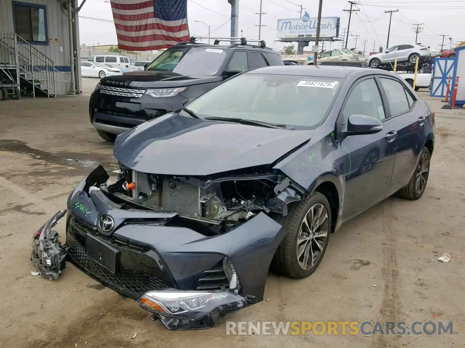 2 Photograph of a damaged car 5YFBURHE8KP897062 TOYOTA COROLLA 2019