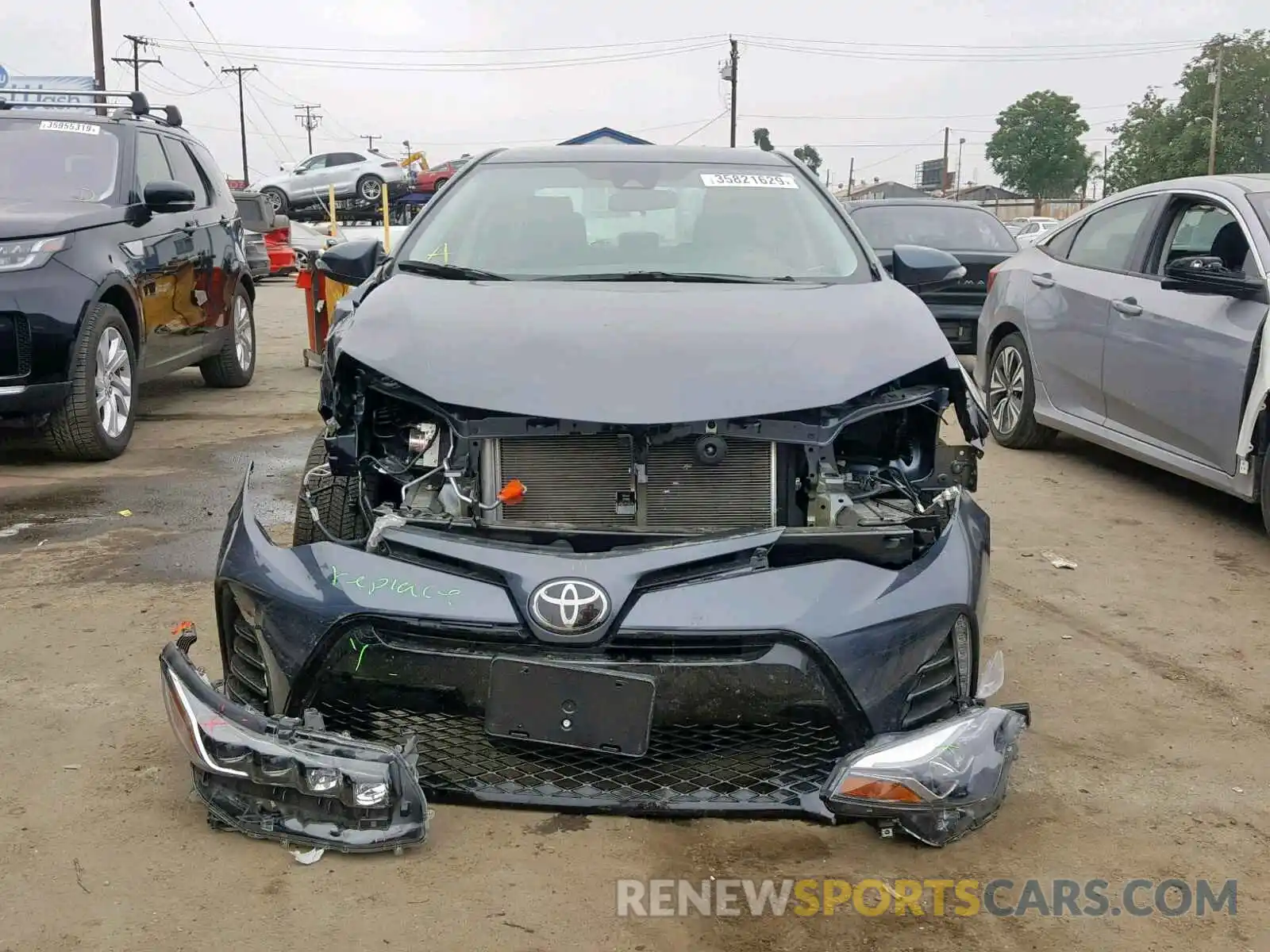 9 Photograph of a damaged car 5YFBURHE8KP897062 TOYOTA COROLLA 2019