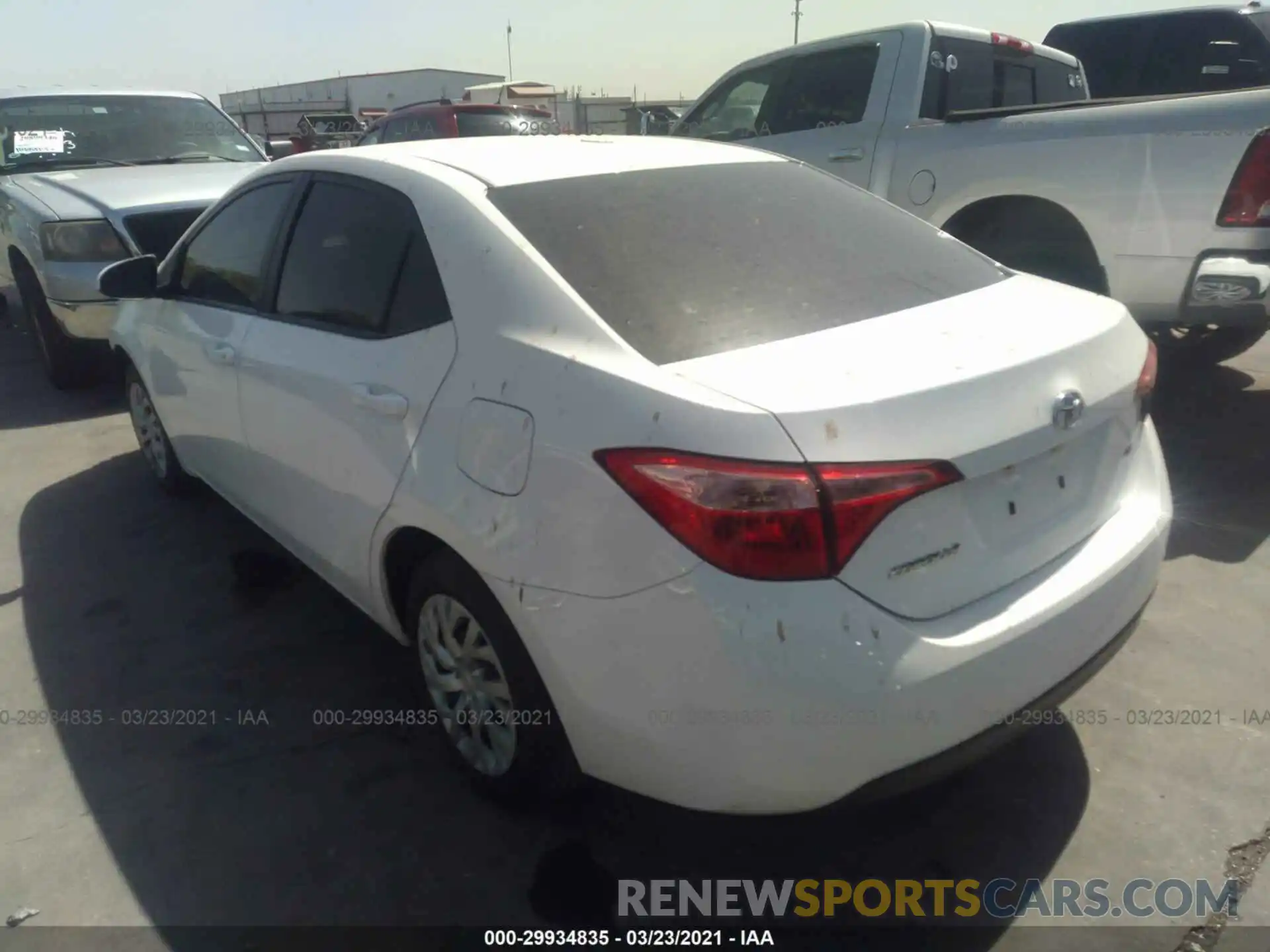 3 Photograph of a damaged car 5YFBURHE8KP897451 TOYOTA COROLLA 2019