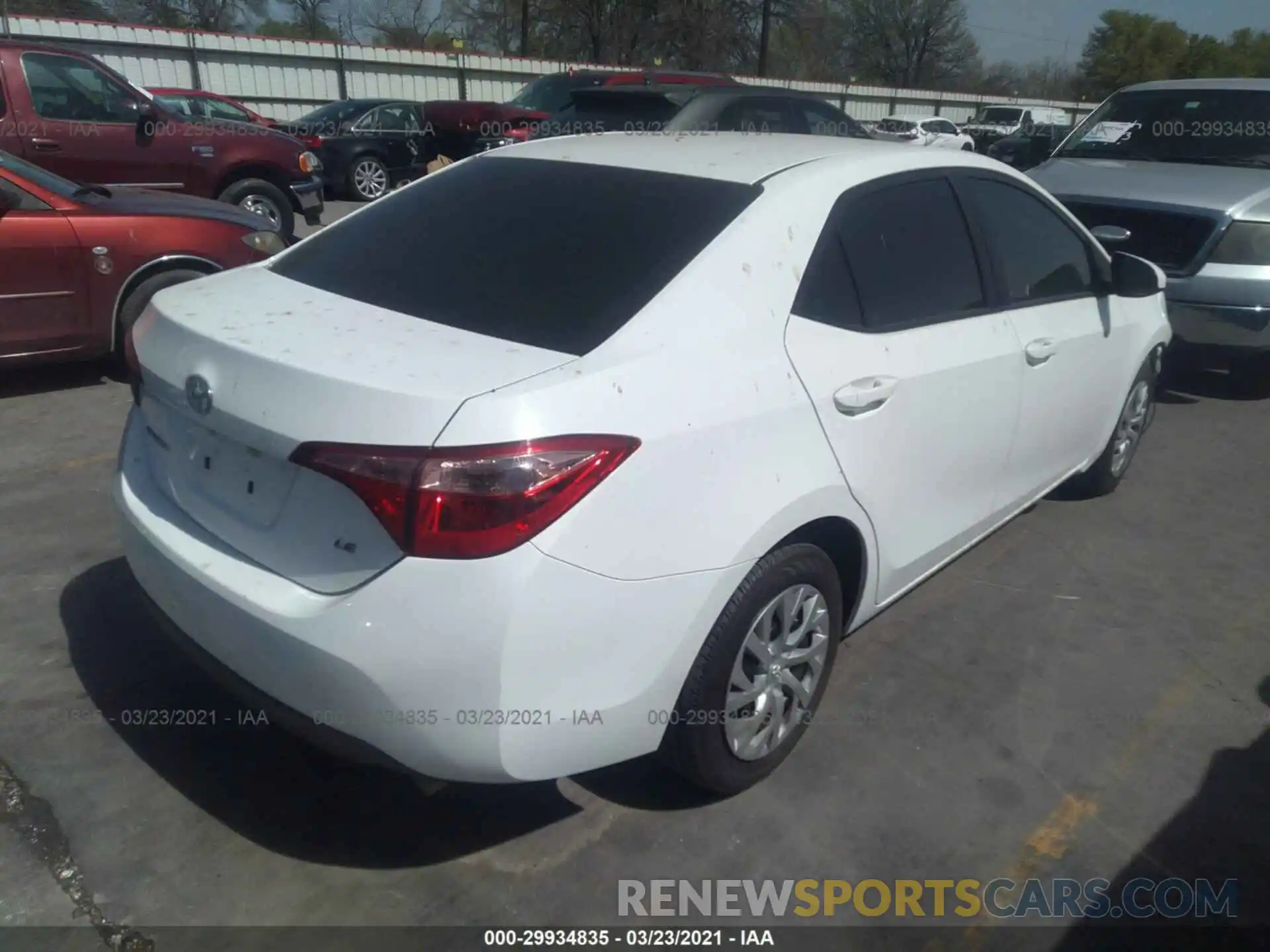 4 Photograph of a damaged car 5YFBURHE8KP897451 TOYOTA COROLLA 2019