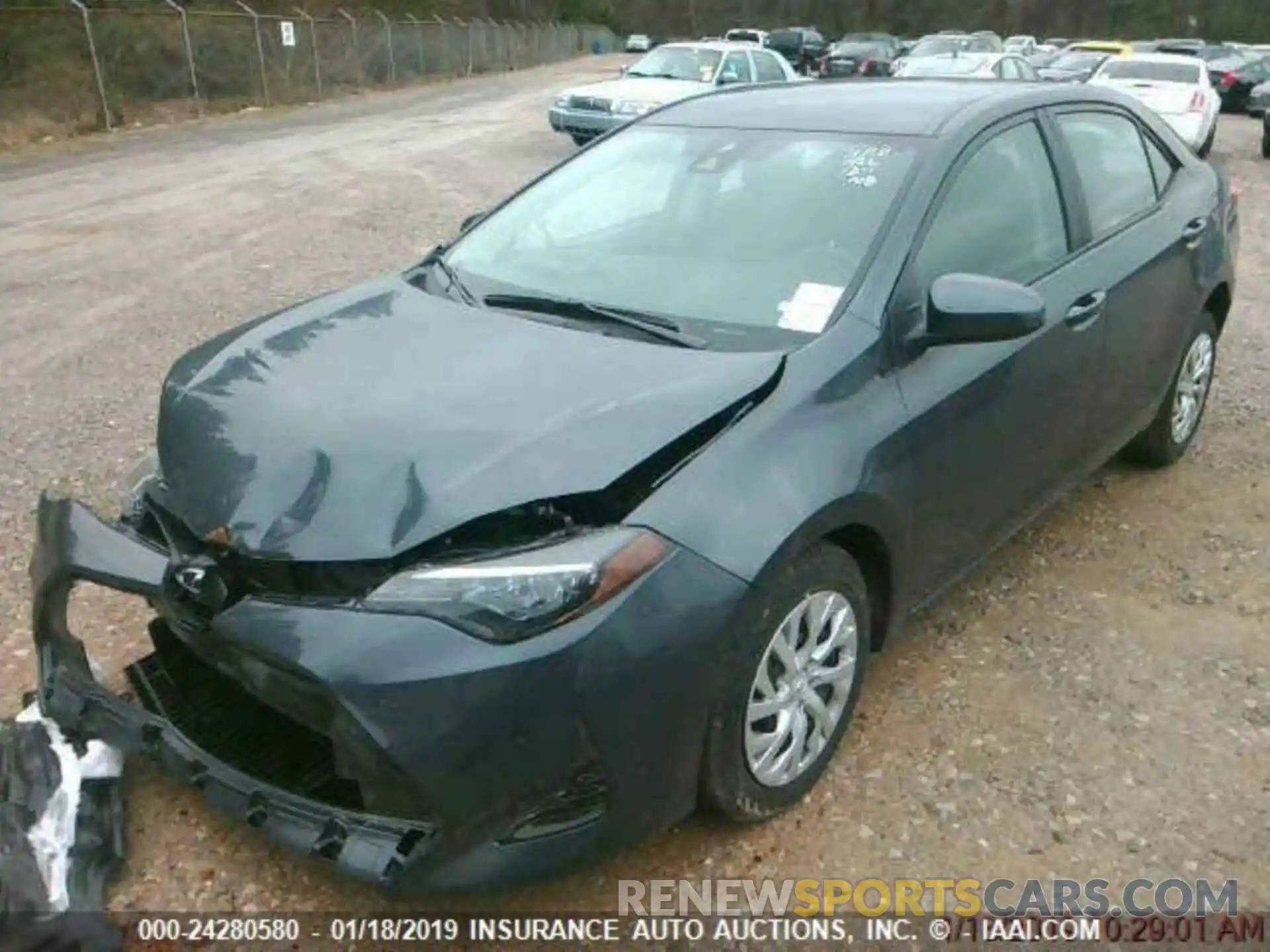 1 Photograph of a damaged car 5YFBURHE8KP897580 TOYOTA COROLLA 2019