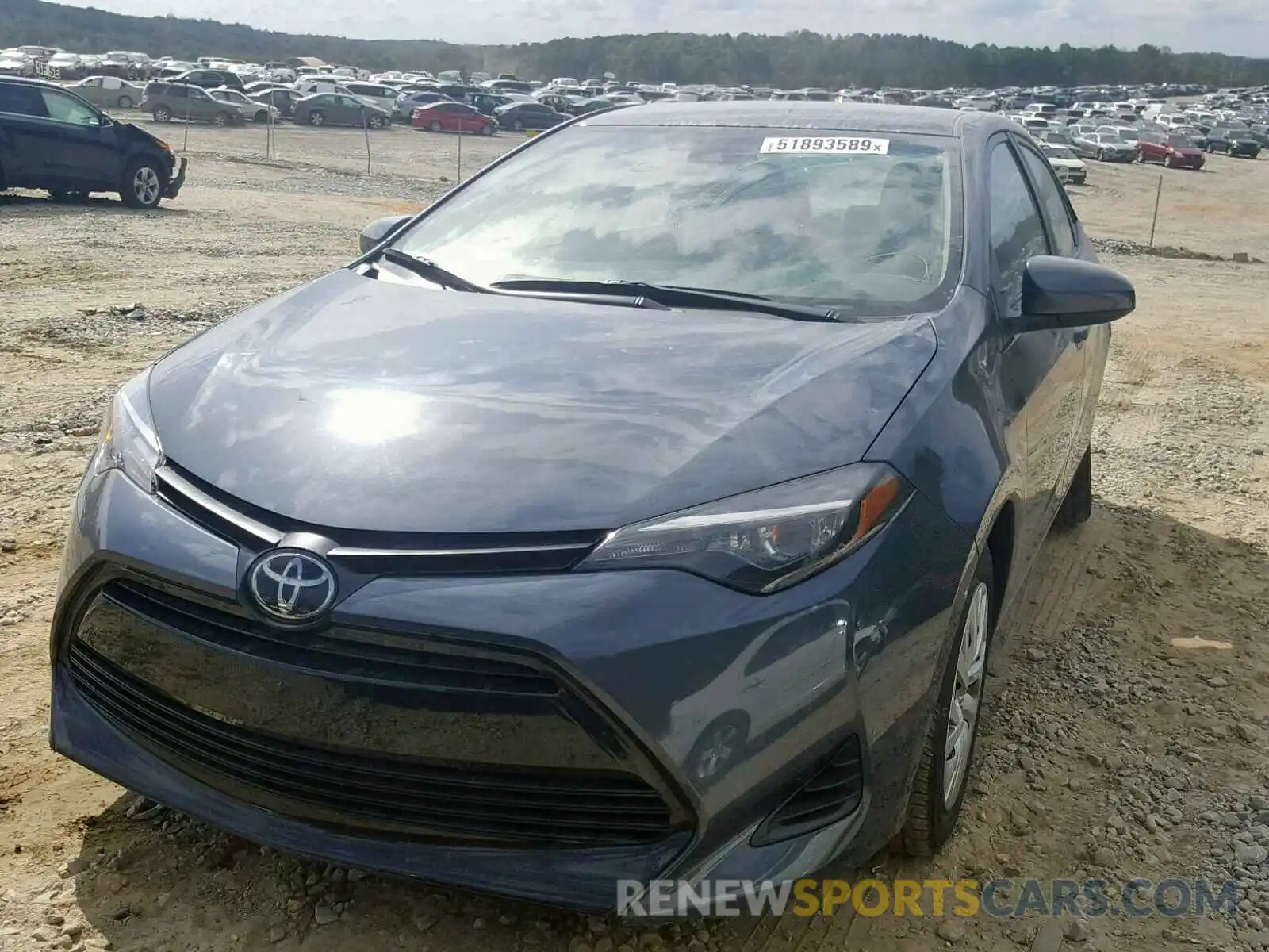 2 Photograph of a damaged car 5YFBURHE8KP897594 TOYOTA COROLLA 2019