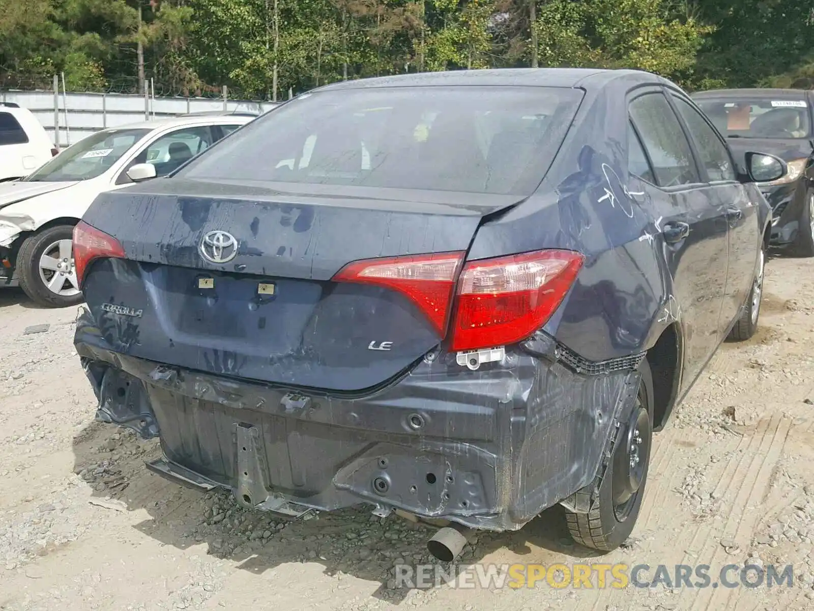 4 Фотография поврежденного автомобиля 5YFBURHE8KP897594 TOYOTA COROLLA 2019