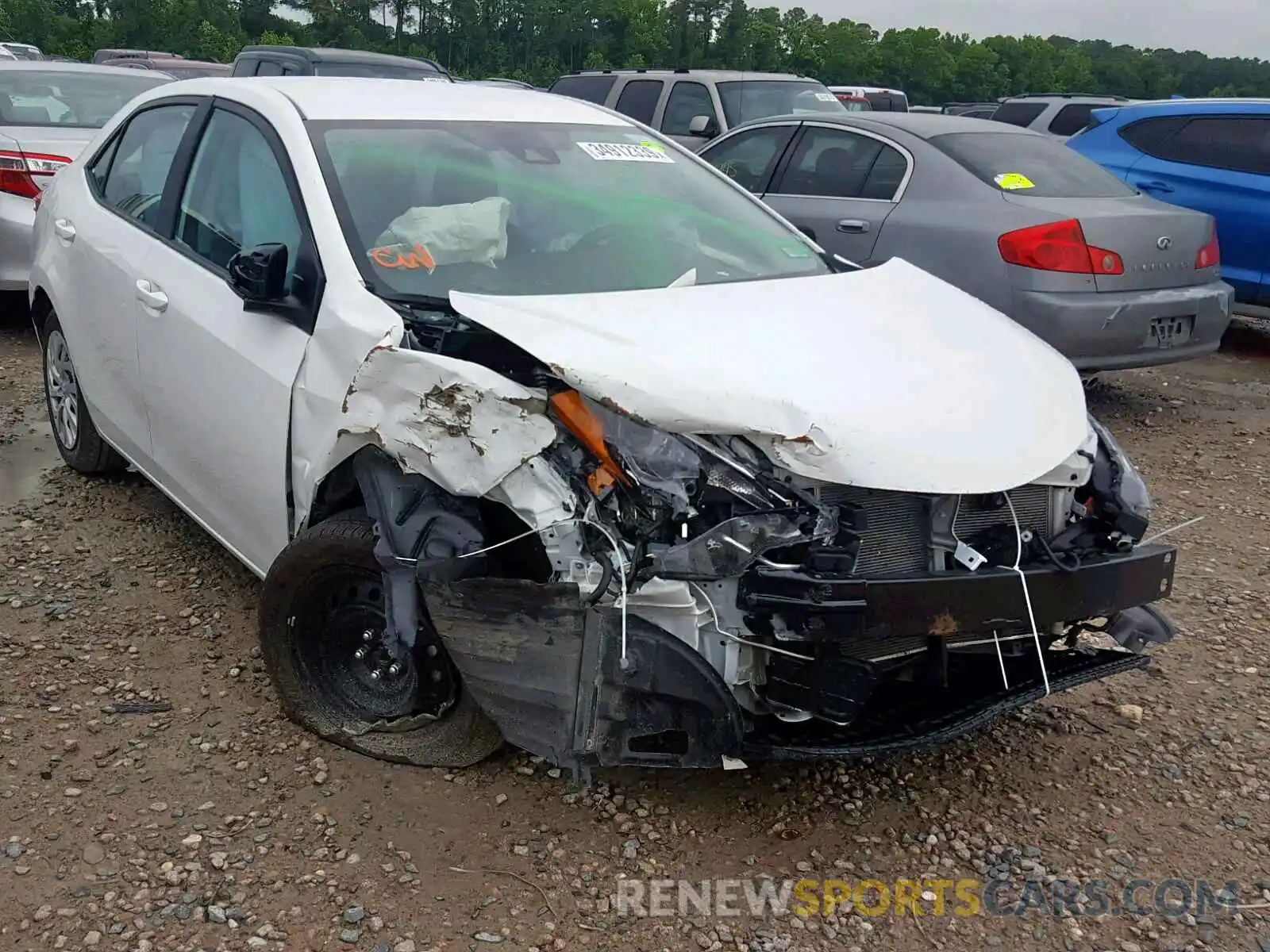 1 Photograph of a damaged car 5YFBURHE8KP898096 TOYOTA COROLLA 2019