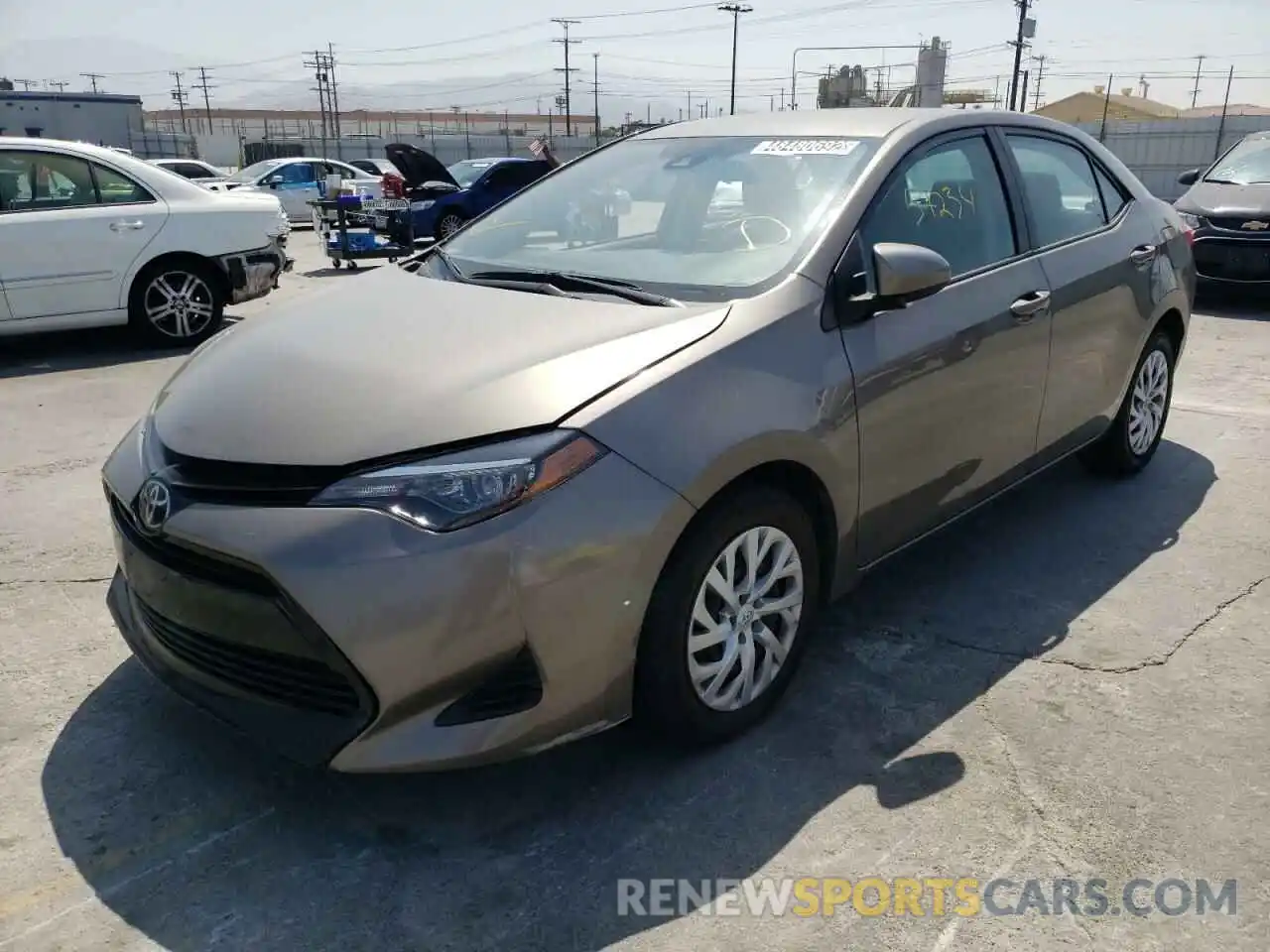 2 Photograph of a damaged car 5YFBURHE8KP898227 TOYOTA COROLLA 2019