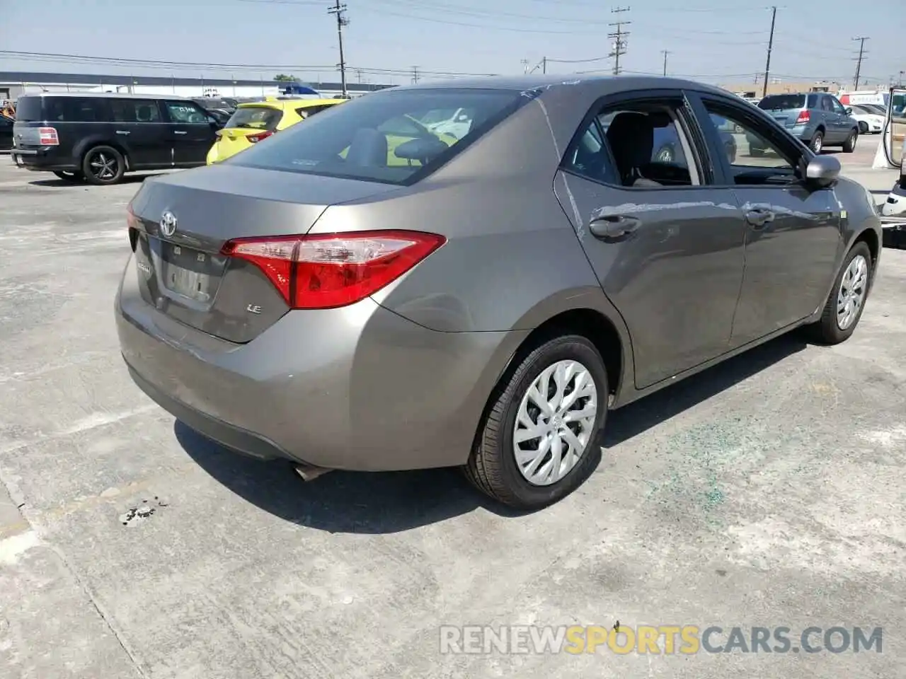 4 Photograph of a damaged car 5YFBURHE8KP898227 TOYOTA COROLLA 2019