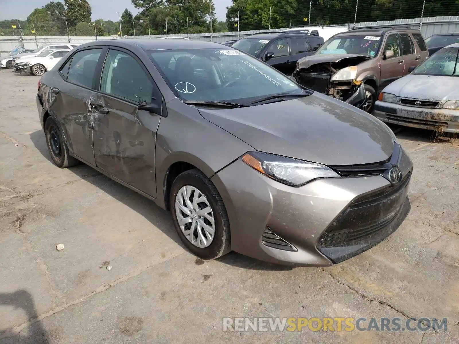 1 Photograph of a damaged car 5YFBURHE8KP898504 TOYOTA COROLLA 2019