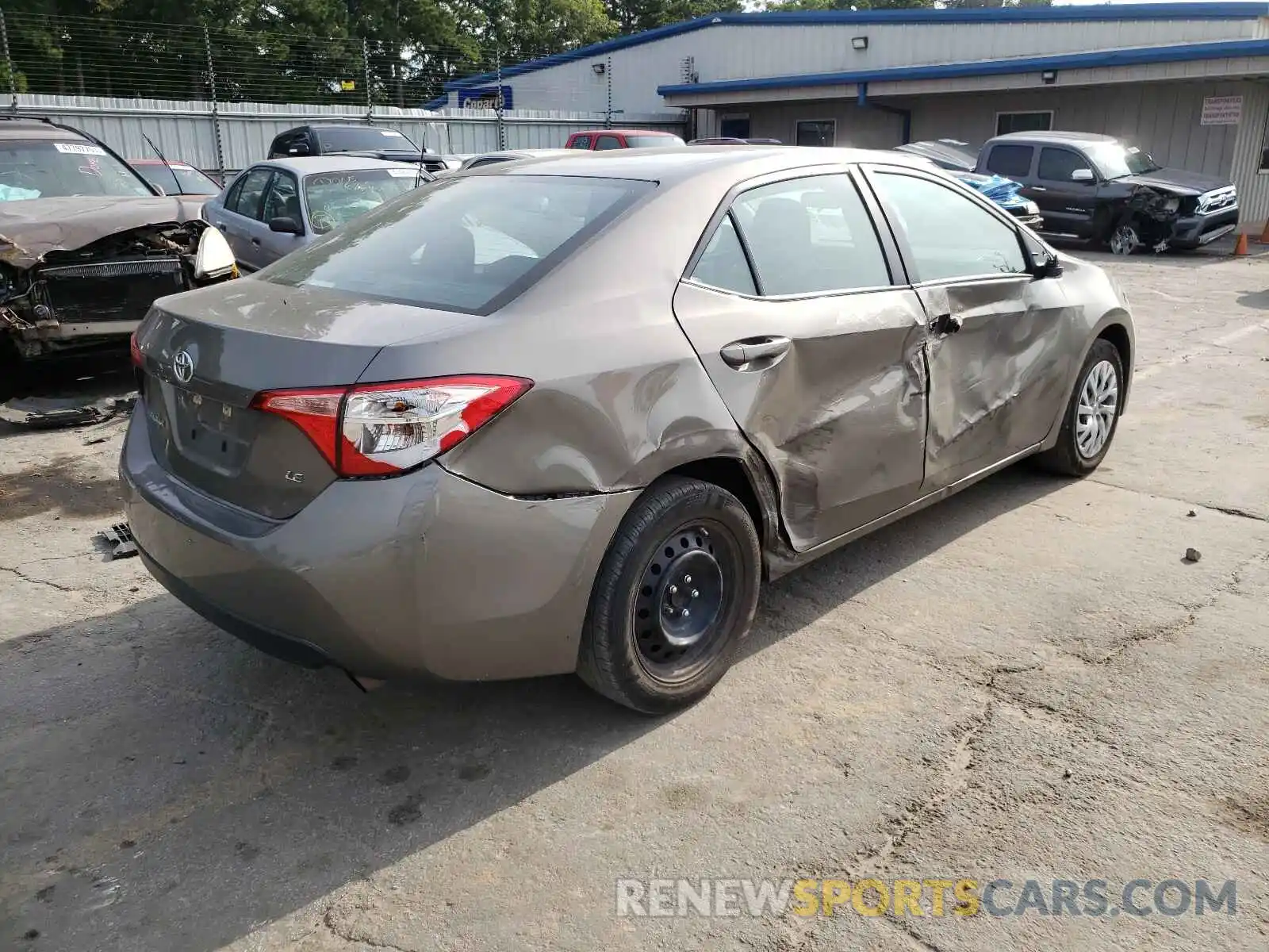 4 Photograph of a damaged car 5YFBURHE8KP898504 TOYOTA COROLLA 2019