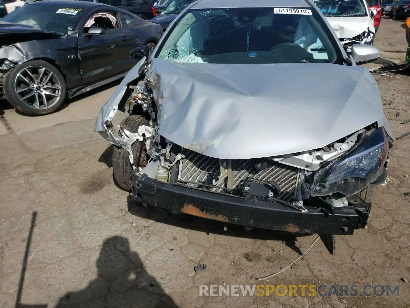 7 Photograph of a damaged car 5YFBURHE8KP898812 TOYOTA COROLLA 2019