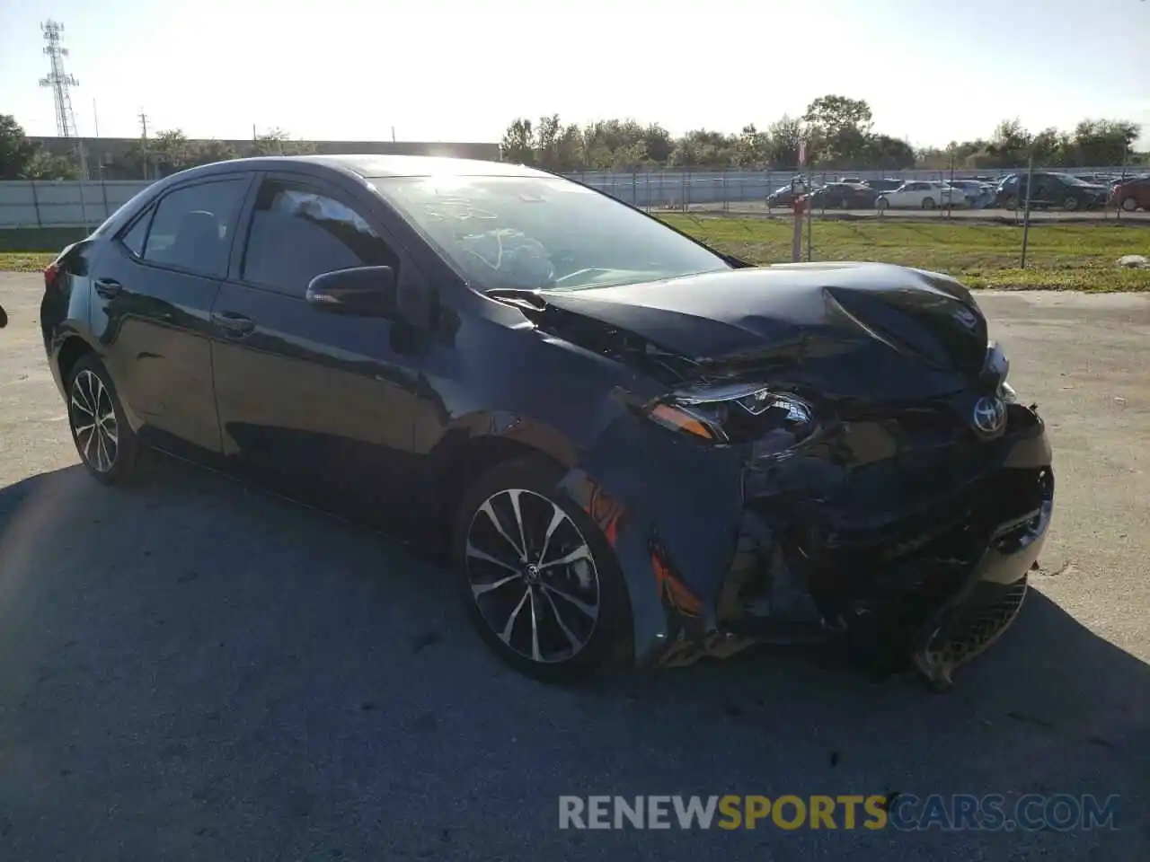 1 Photograph of a damaged car 5YFBURHE8KP898969 TOYOTA COROLLA 2019