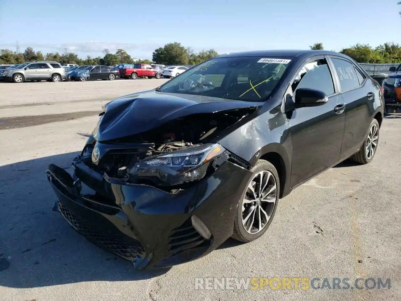 2 Photograph of a damaged car 5YFBURHE8KP898969 TOYOTA COROLLA 2019