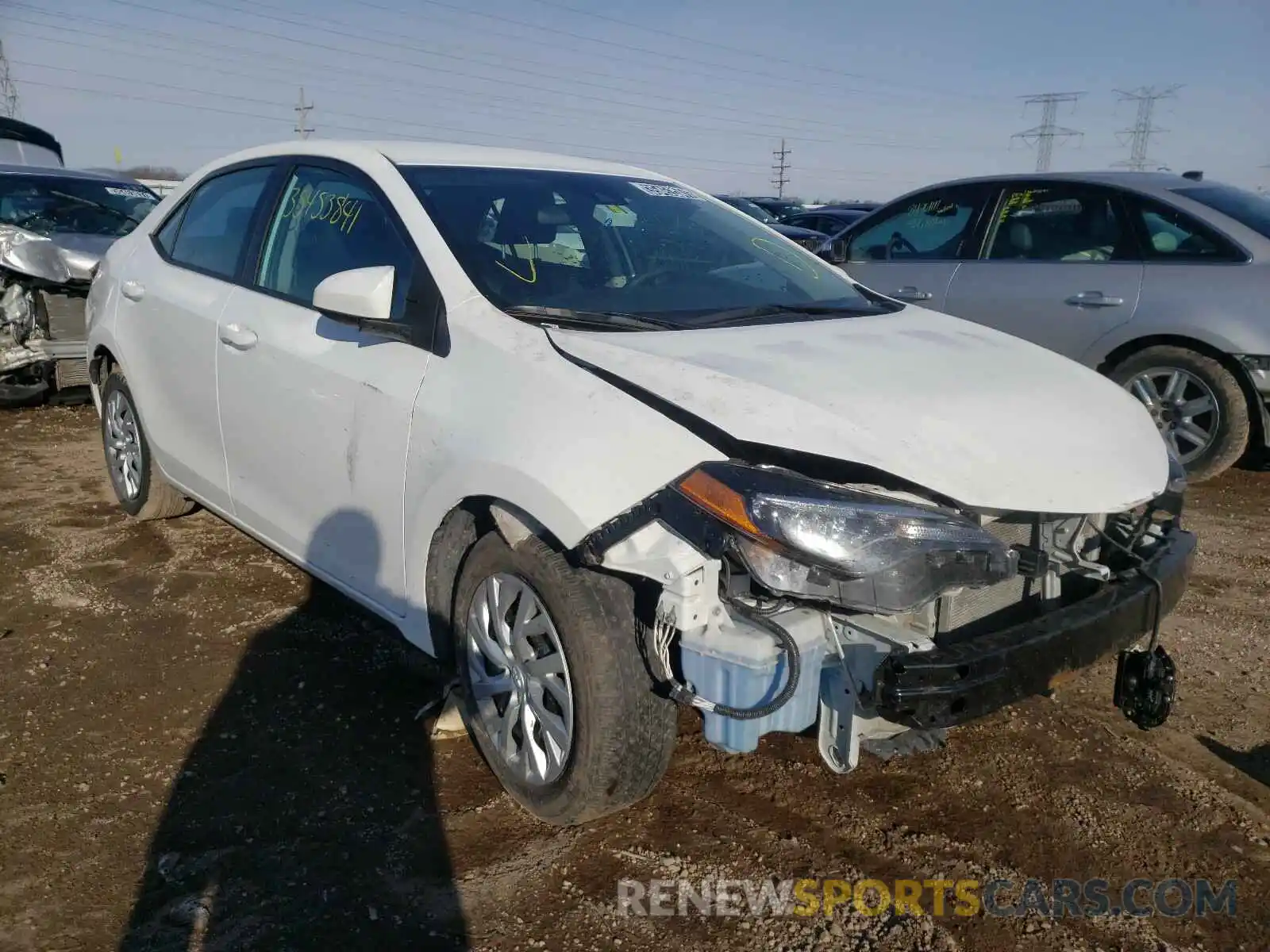1 Photograph of a damaged car 5YFBURHE8KP899054 TOYOTA COROLLA 2019