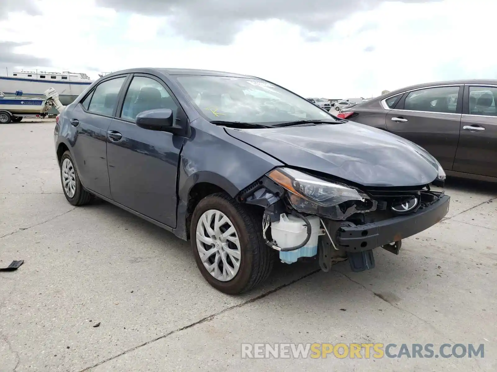 1 Photograph of a damaged car 5YFBURHE8KP899085 TOYOTA COROLLA 2019