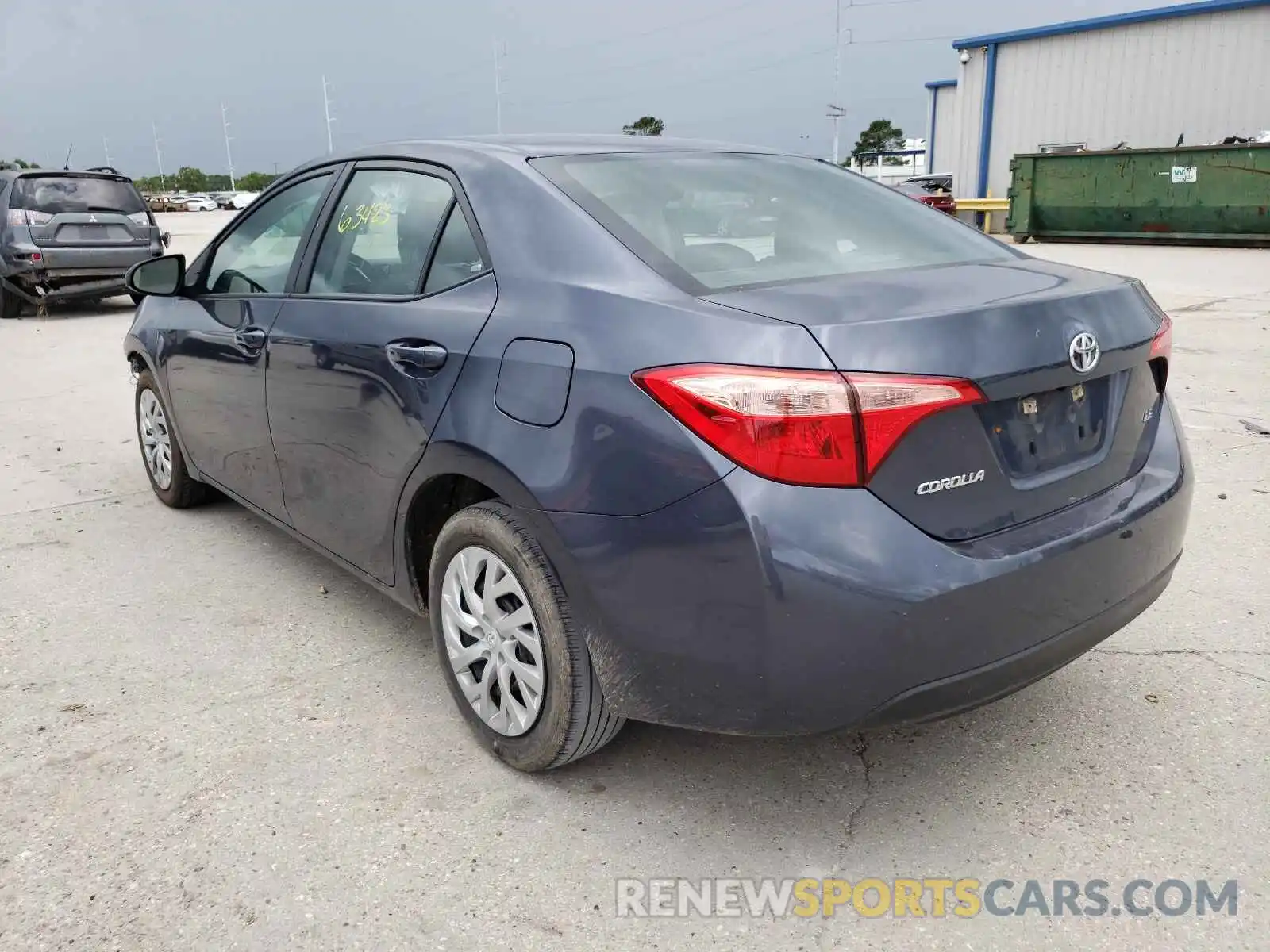 3 Photograph of a damaged car 5YFBURHE8KP899085 TOYOTA COROLLA 2019