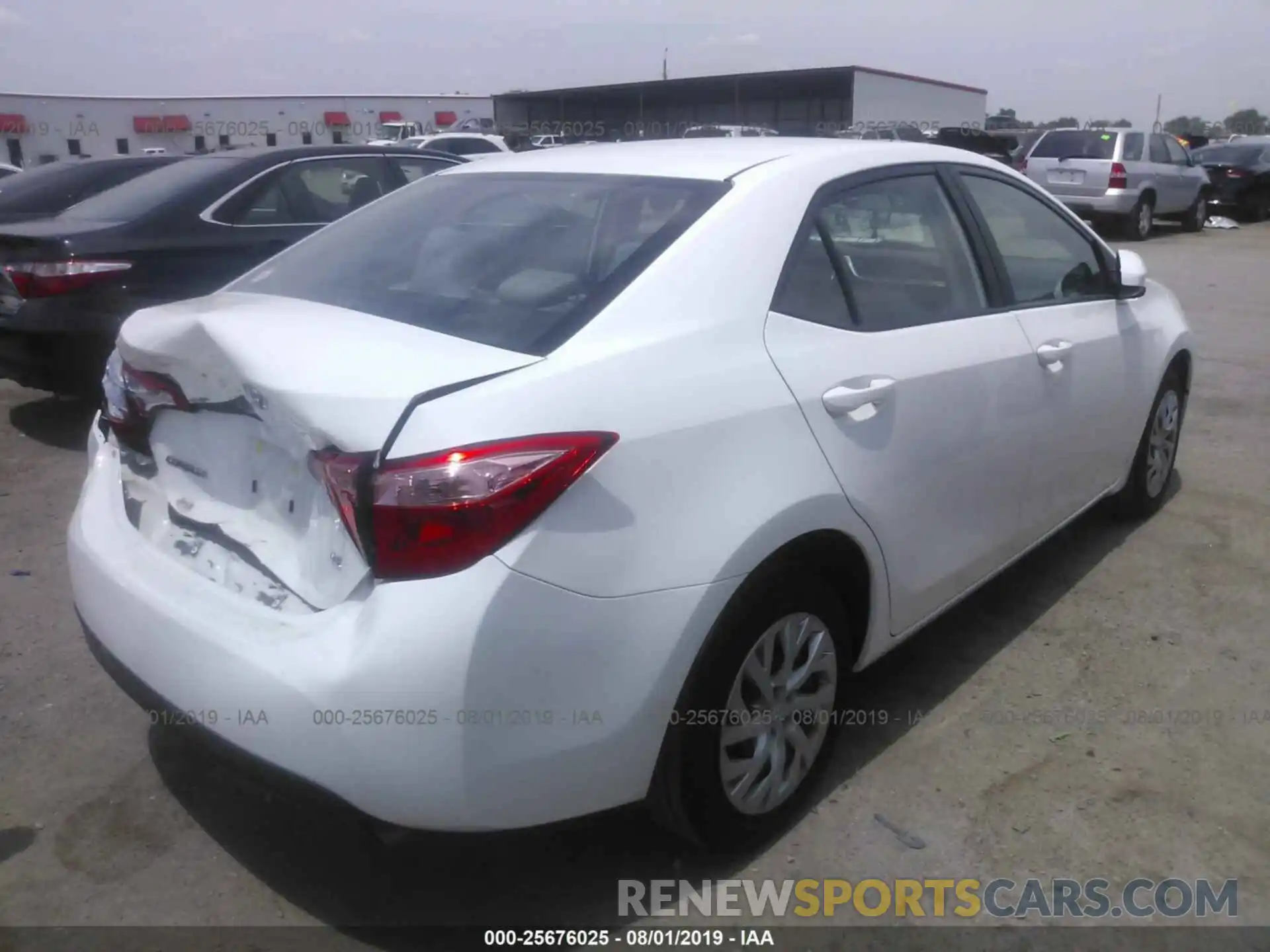 4 Photograph of a damaged car 5YFBURHE8KP899166 TOYOTA COROLLA 2019