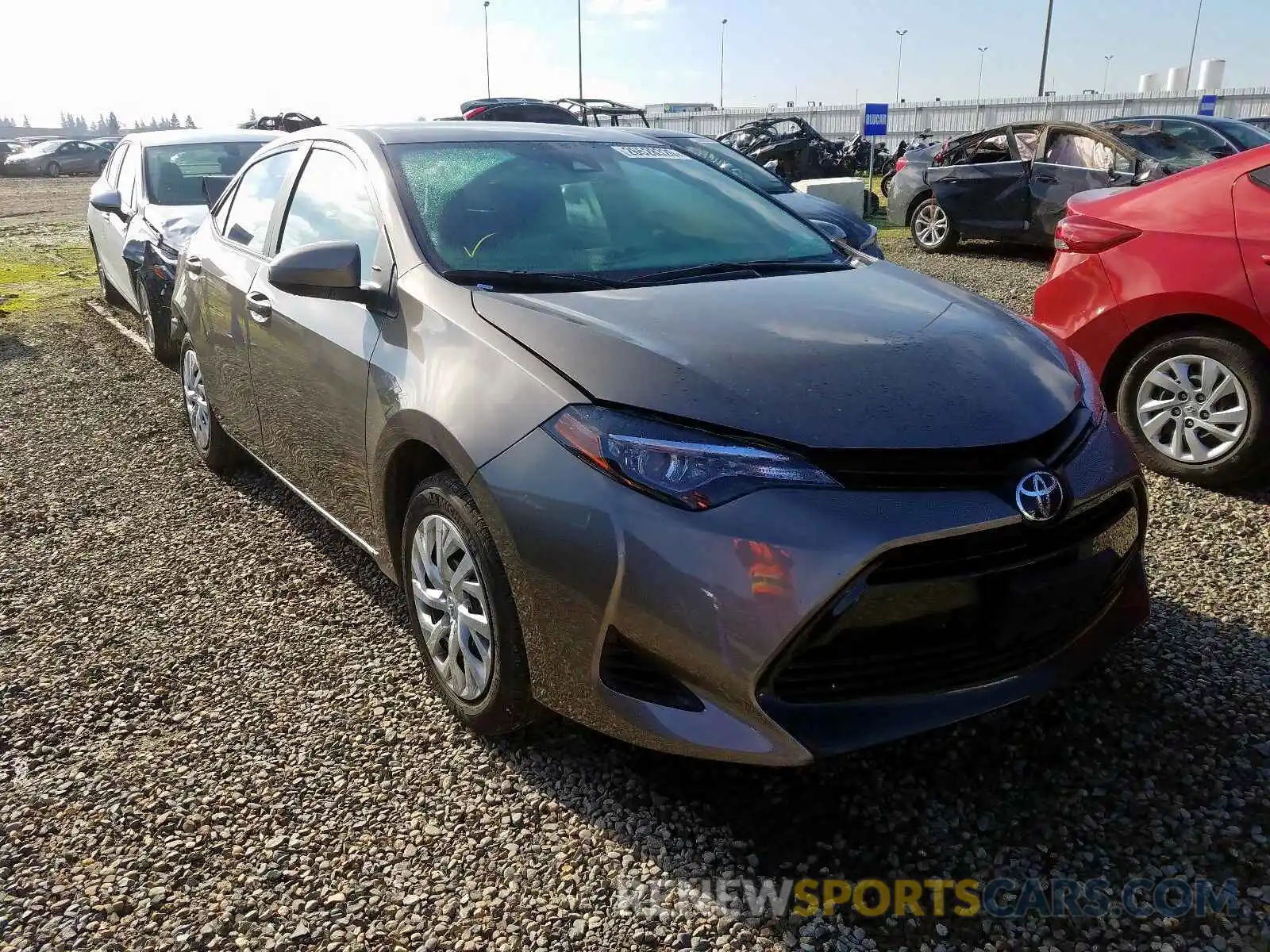 1 Photograph of a damaged car 5YFBURHE8KP899961 TOYOTA COROLLA 2019