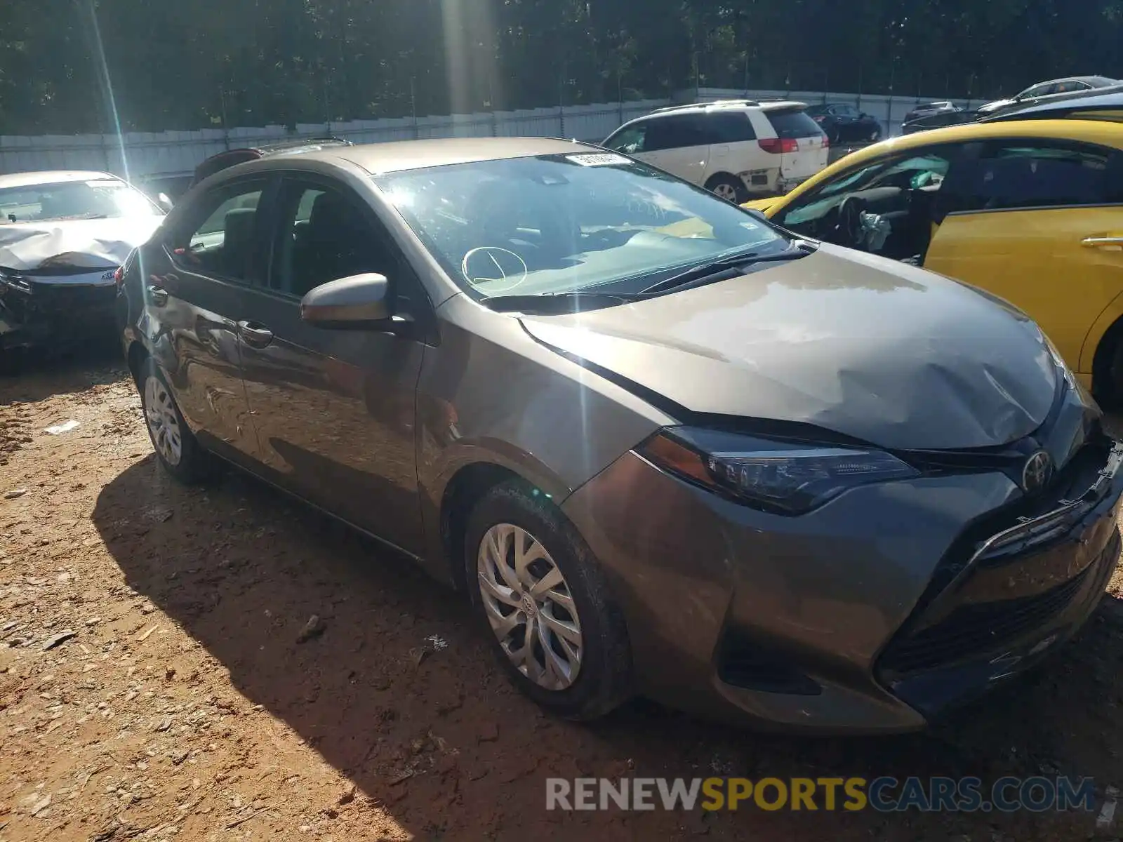 1 Photograph of a damaged car 5YFBURHE8KP900039 TOYOTA COROLLA 2019