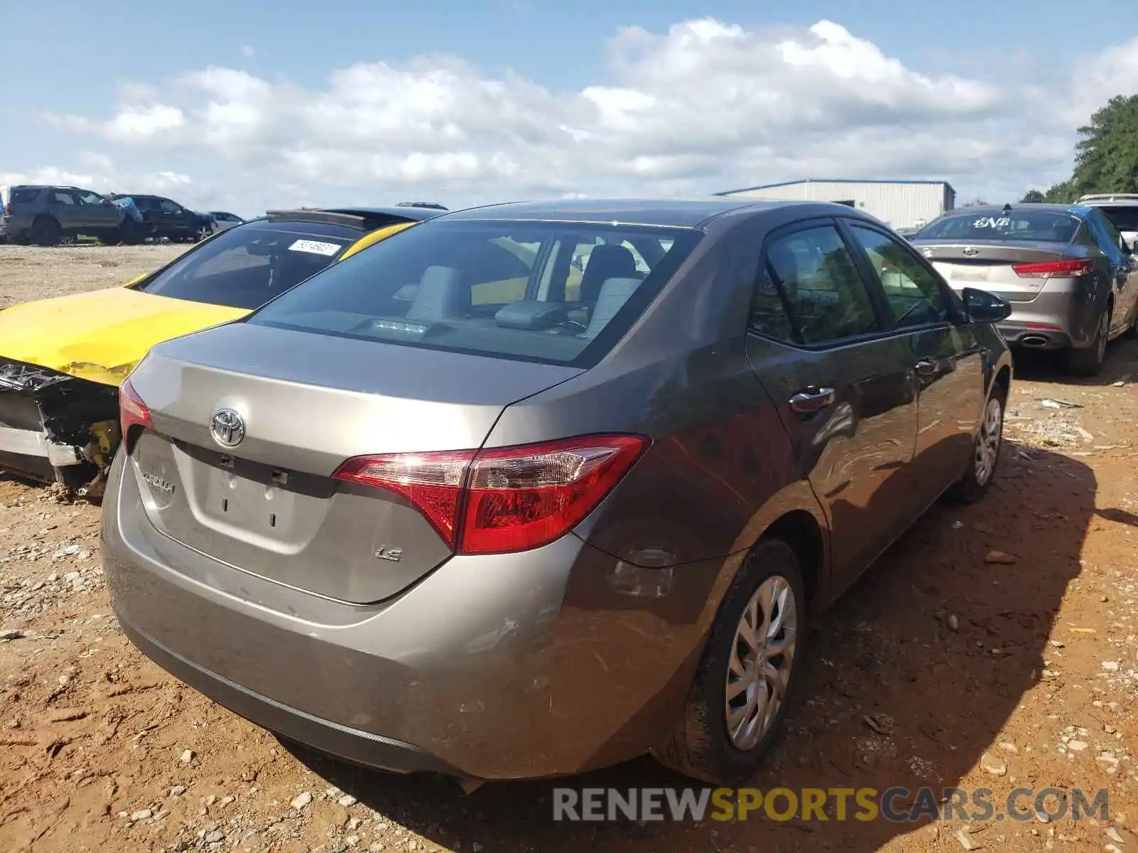 4 Photograph of a damaged car 5YFBURHE8KP900039 TOYOTA COROLLA 2019