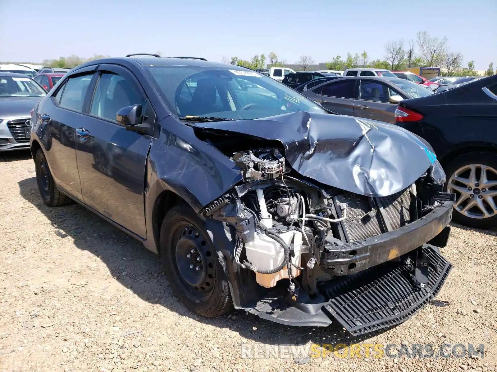 1 Photograph of a damaged car 5YFBURHE8KP900137 TOYOTA COROLLA 2019