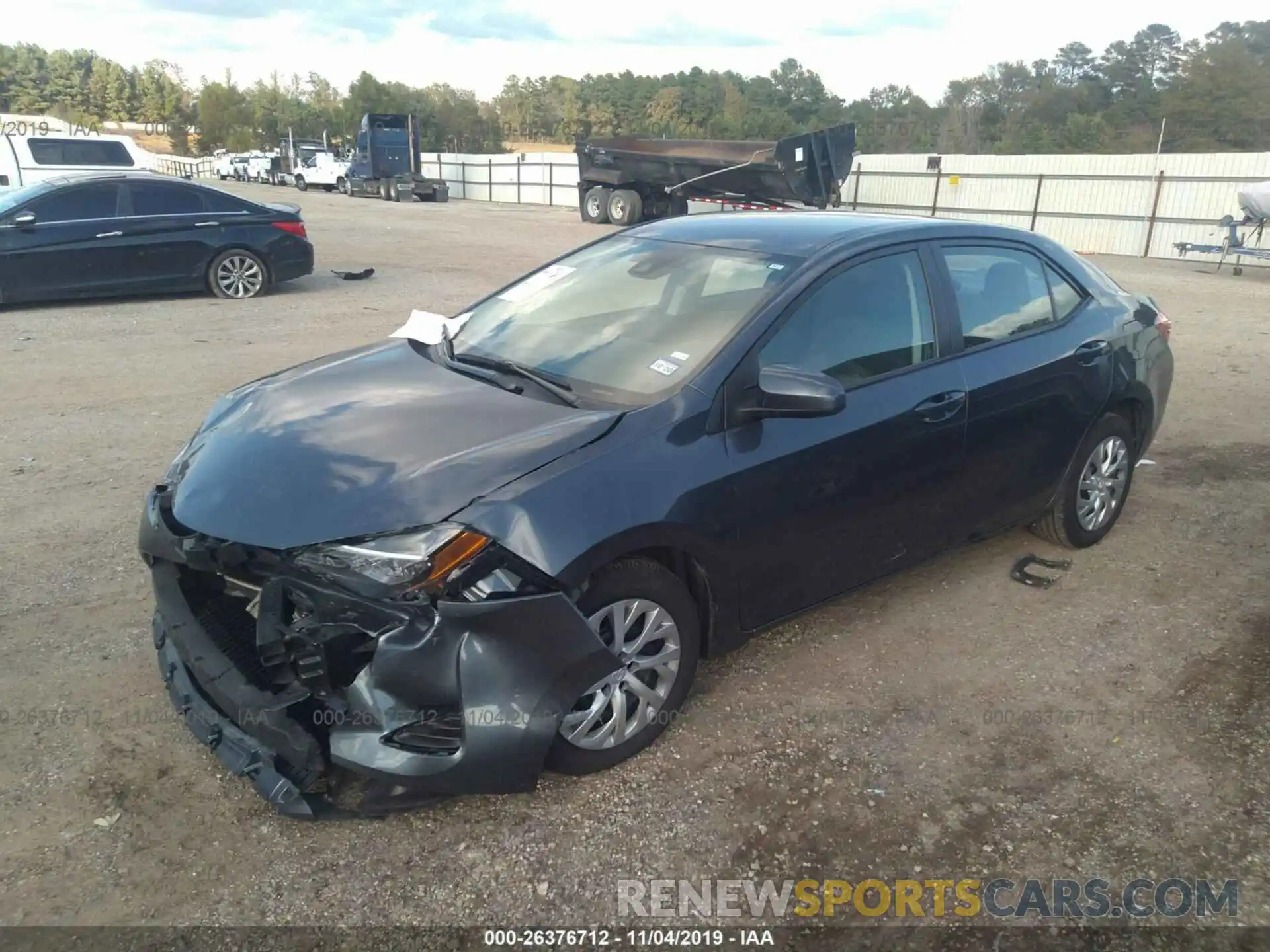 2 Photograph of a damaged car 5YFBURHE8KP900252 TOYOTA COROLLA 2019