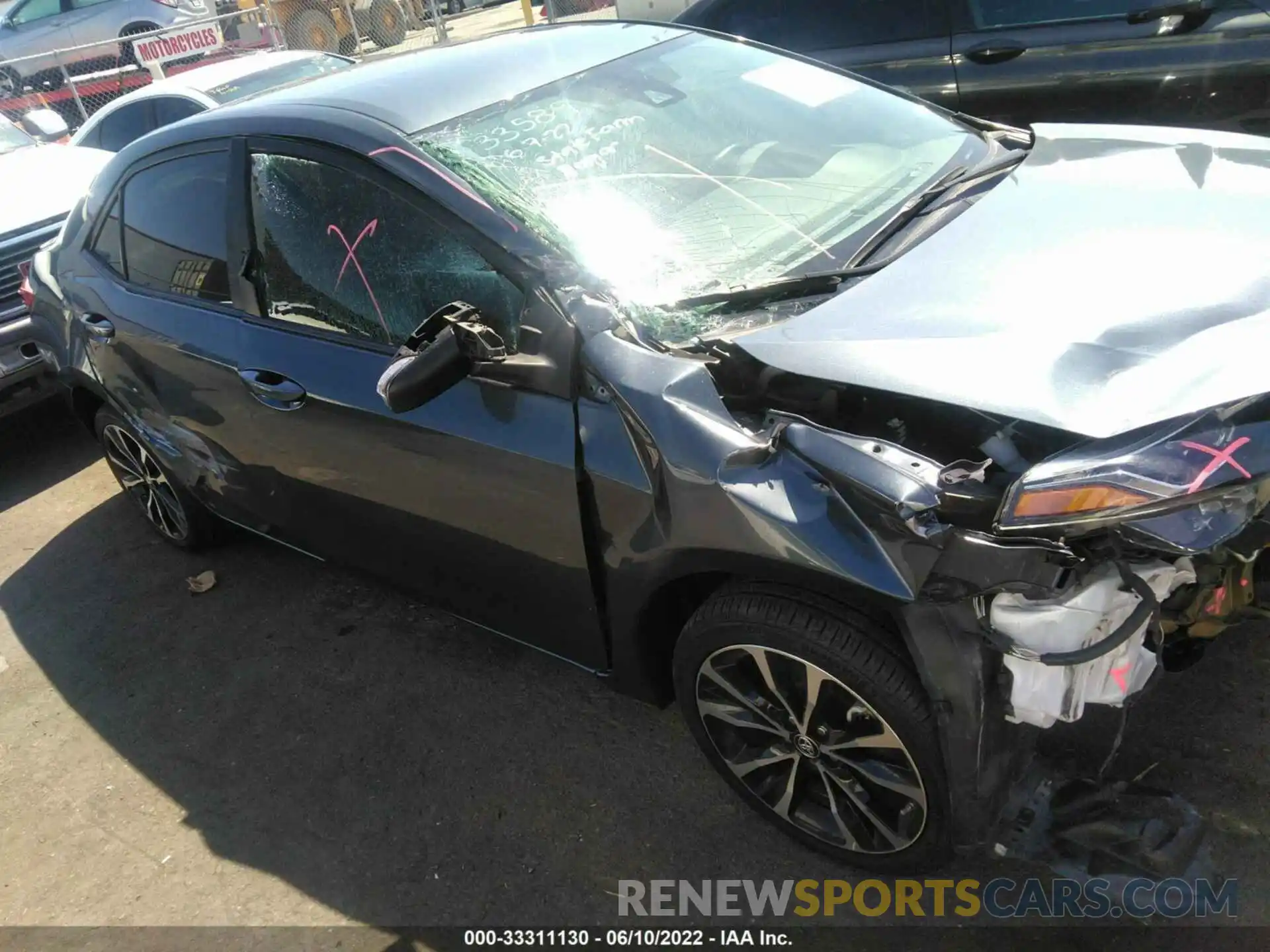 1 Photograph of a damaged car 5YFBURHE8KP900333 TOYOTA COROLLA 2019