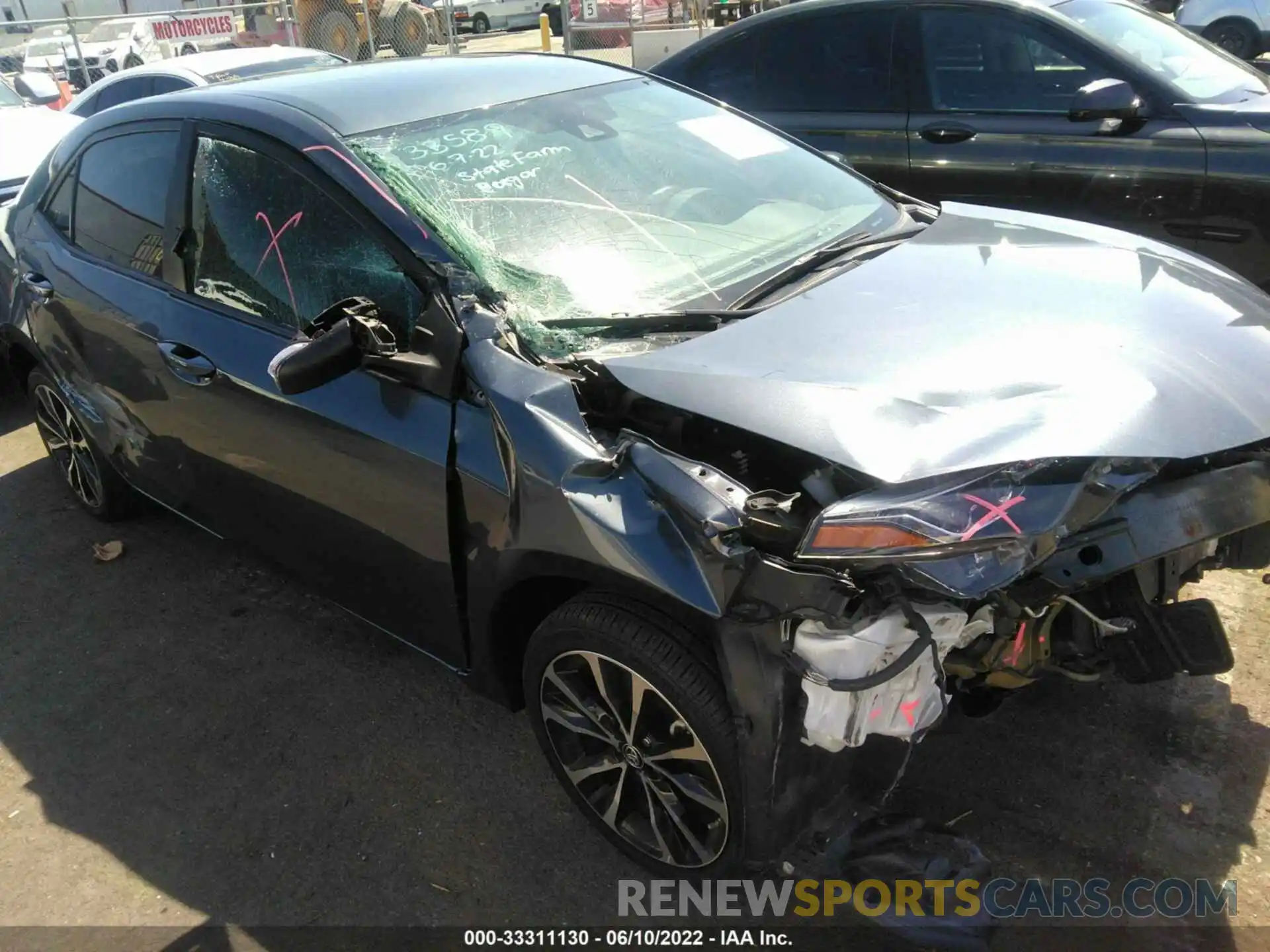 6 Photograph of a damaged car 5YFBURHE8KP900333 TOYOTA COROLLA 2019