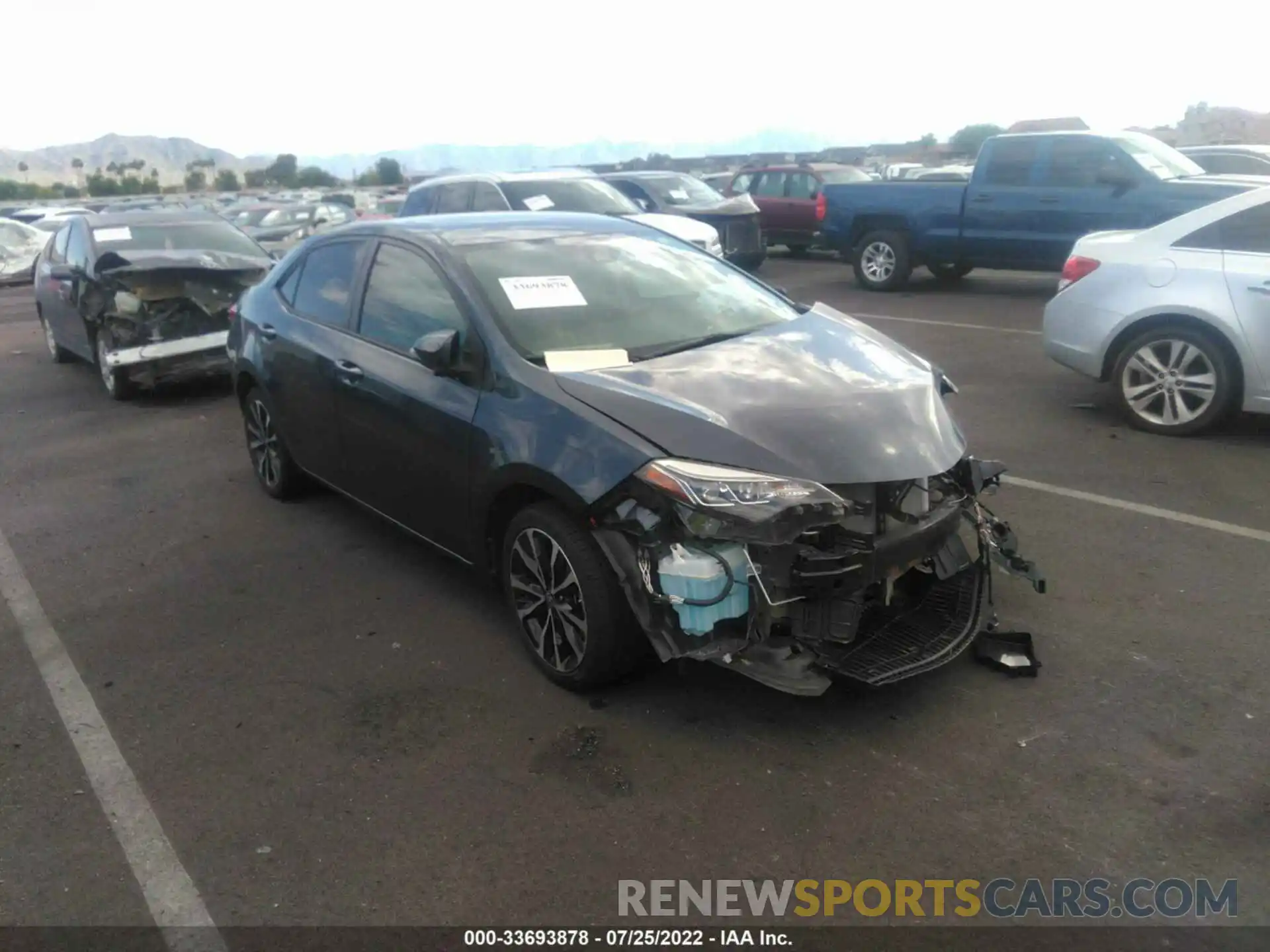 1 Photograph of a damaged car 5YFBURHE8KP900543 TOYOTA COROLLA 2019