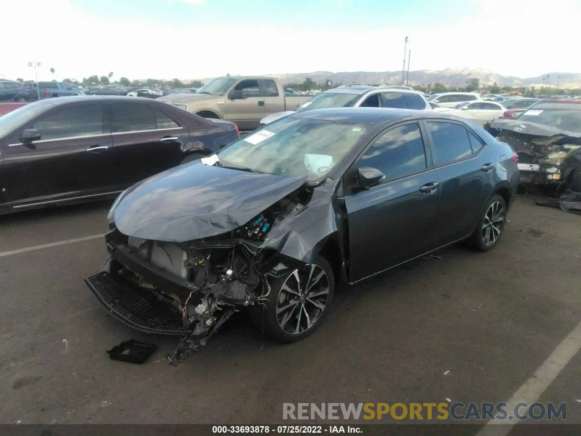 2 Photograph of a damaged car 5YFBURHE8KP900543 TOYOTA COROLLA 2019