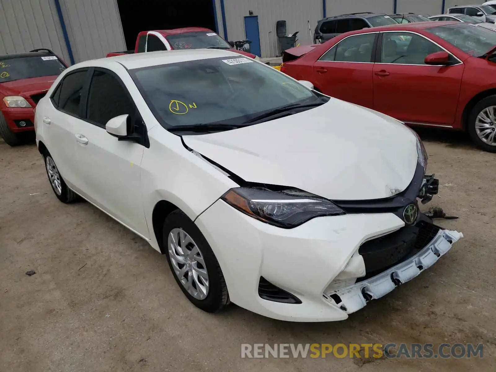 1 Photograph of a damaged car 5YFBURHE8KP900638 TOYOTA COROLLA 2019