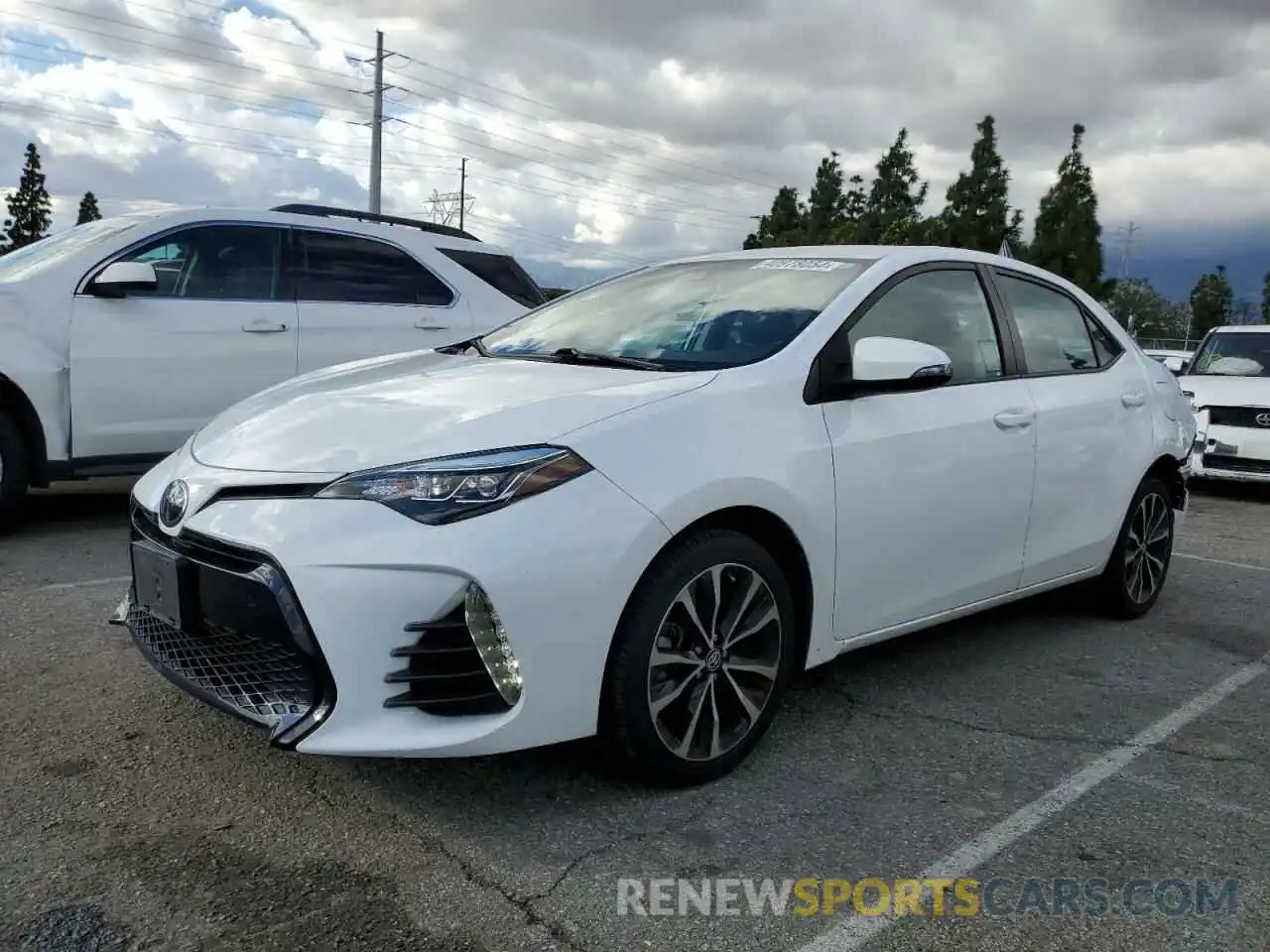 1 Photograph of a damaged car 5YFBURHE8KP900655 TOYOTA COROLLA 2019