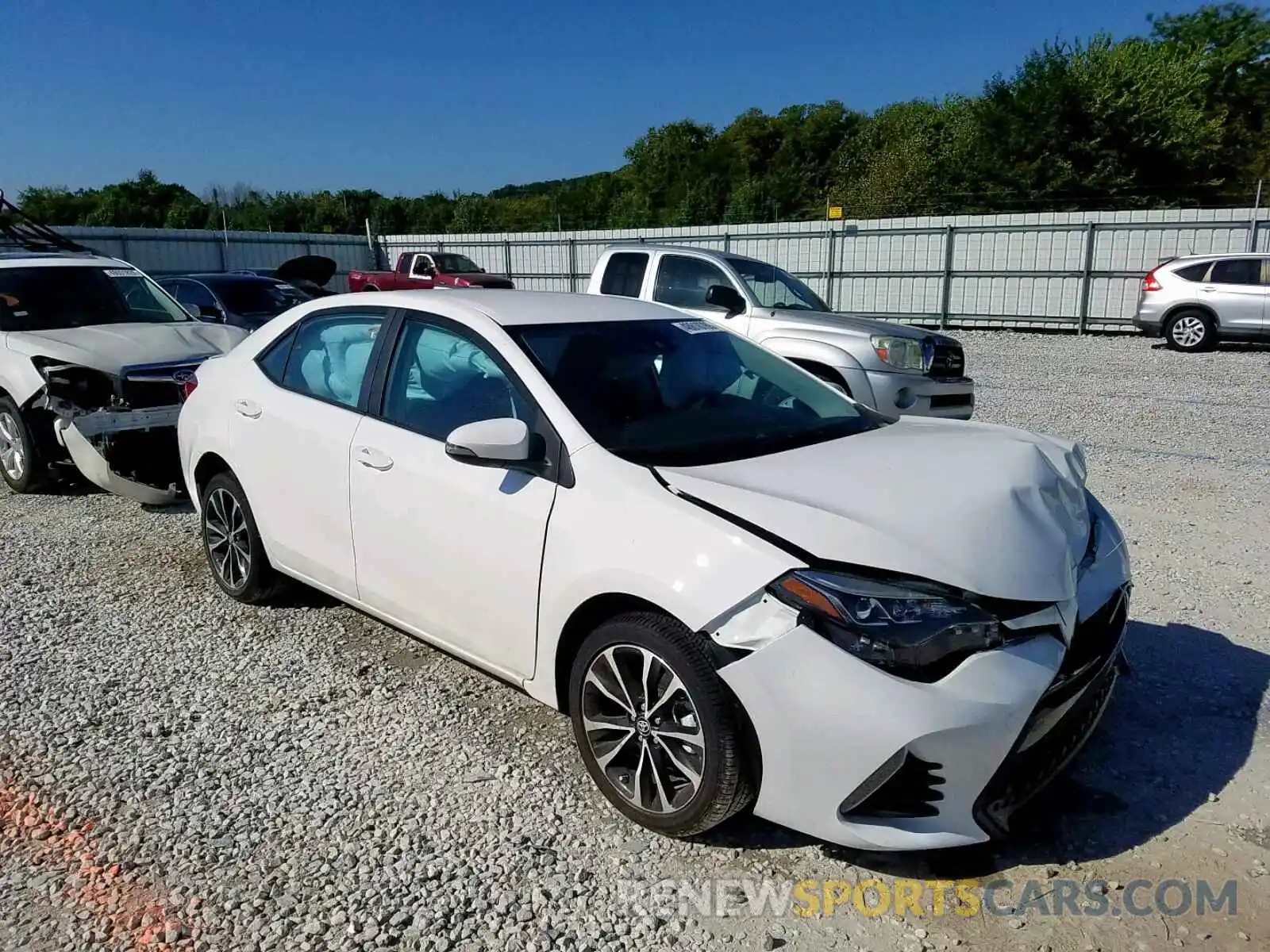 1 Photograph of a damaged car 5YFBURHE8KP900803 TOYOTA COROLLA 2019