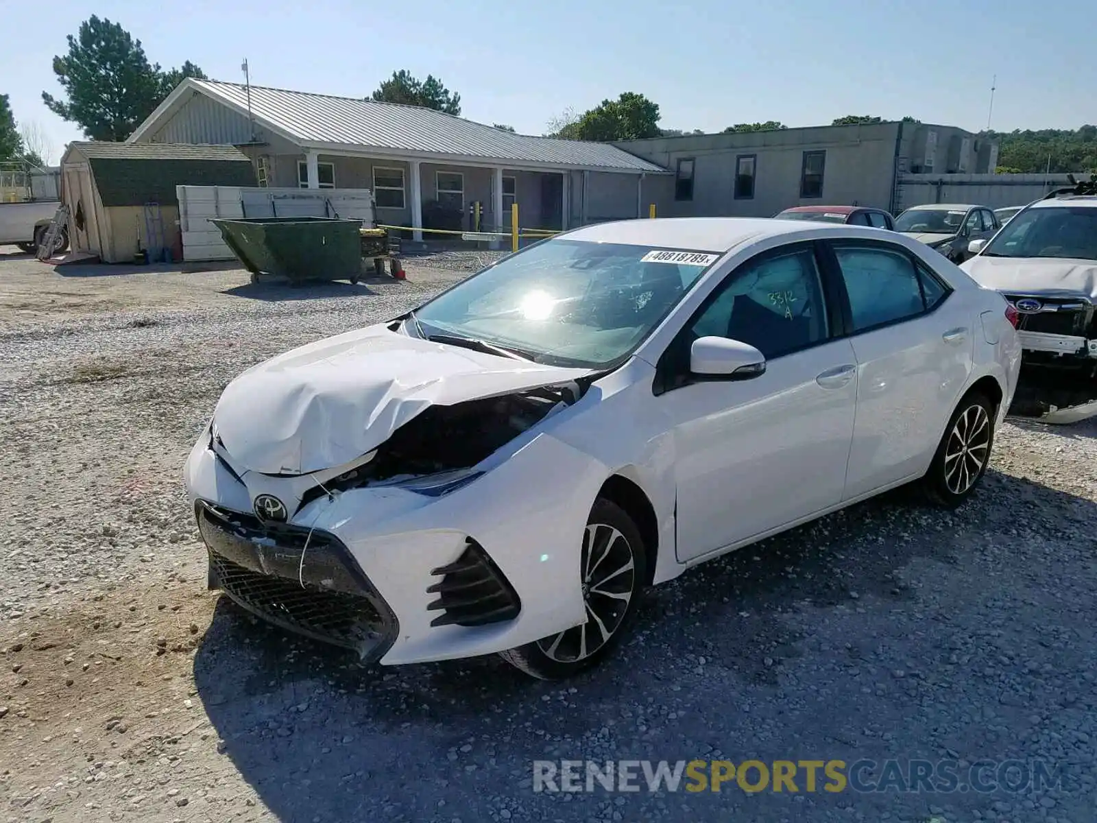 2 Photograph of a damaged car 5YFBURHE8KP900803 TOYOTA COROLLA 2019