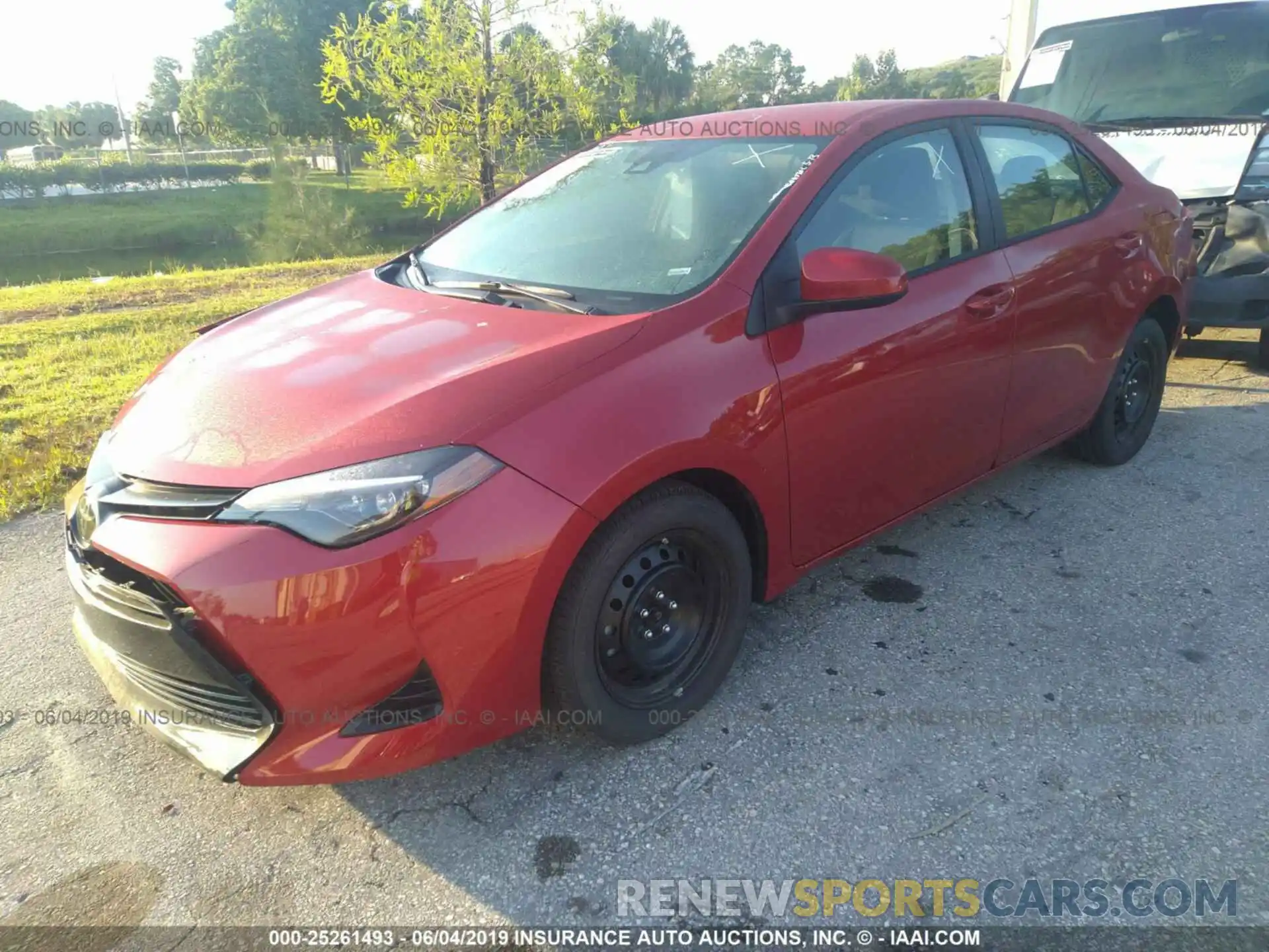 2 Photograph of a damaged car 5YFBURHE8KP901370 TOYOTA COROLLA 2019