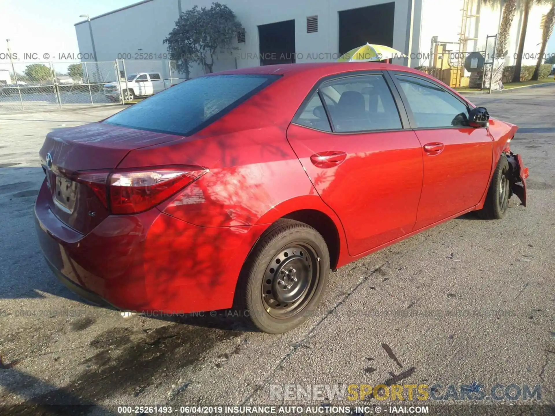 4 Photograph of a damaged car 5YFBURHE8KP901370 TOYOTA COROLLA 2019