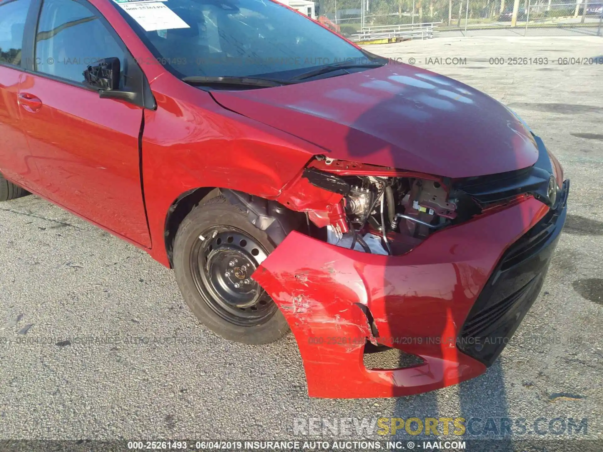 6 Photograph of a damaged car 5YFBURHE8KP901370 TOYOTA COROLLA 2019